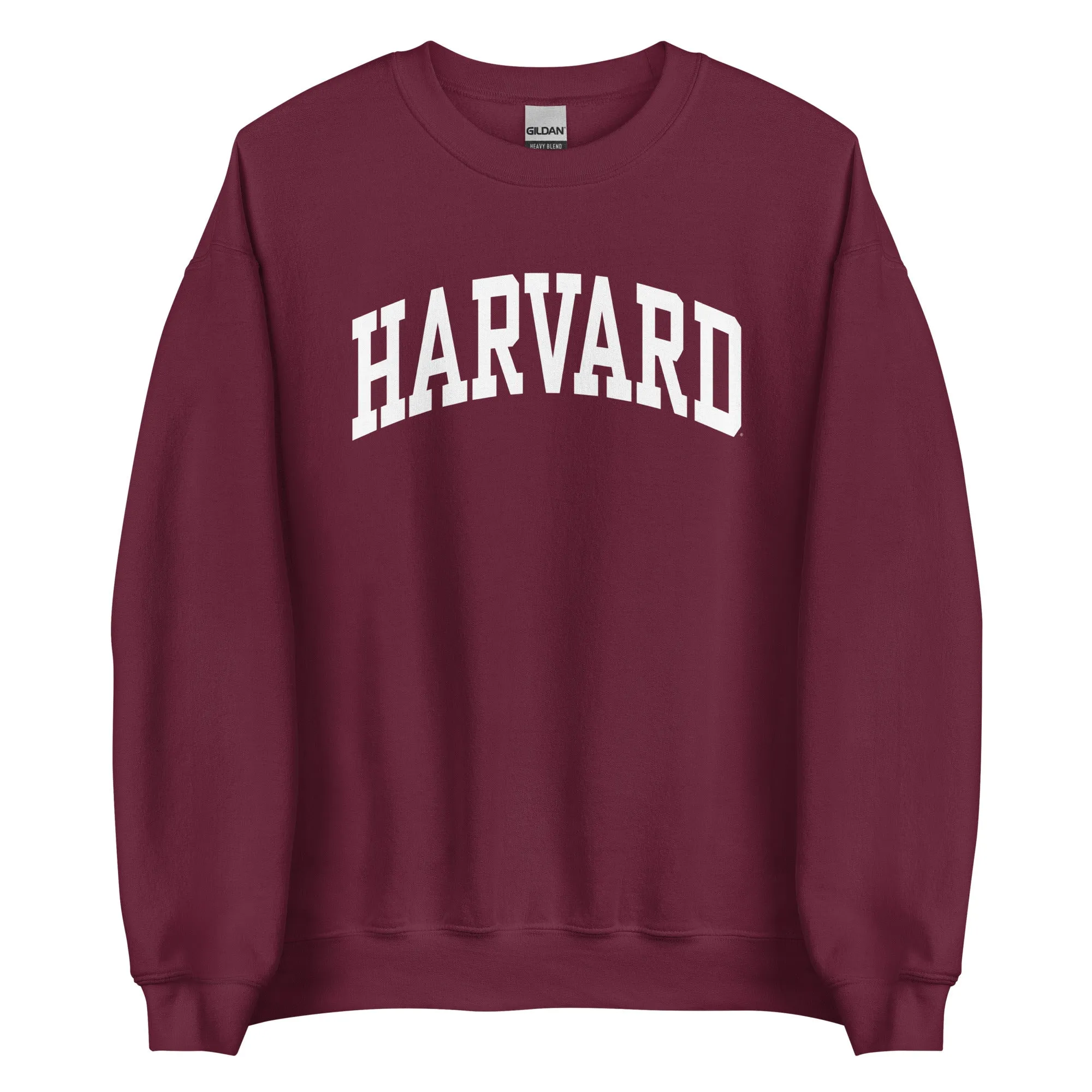 Harvard University Classic Crew Sweatshirt (Crimson) sold by Ivy Sport product image thumbnail 5