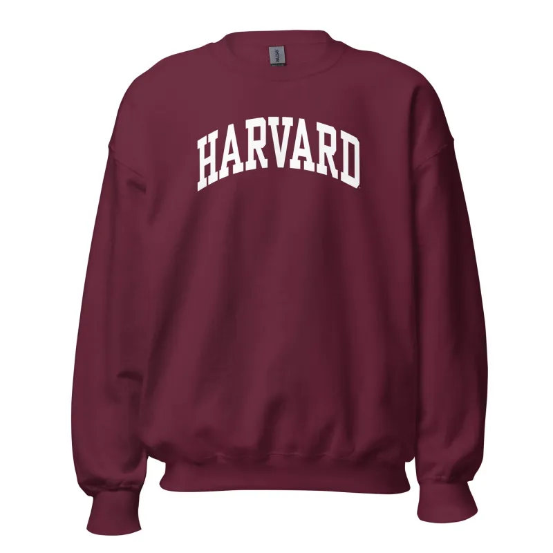 Harvard University Classic Crew Sweatshirt (Crimson) sold by Ivy Sport