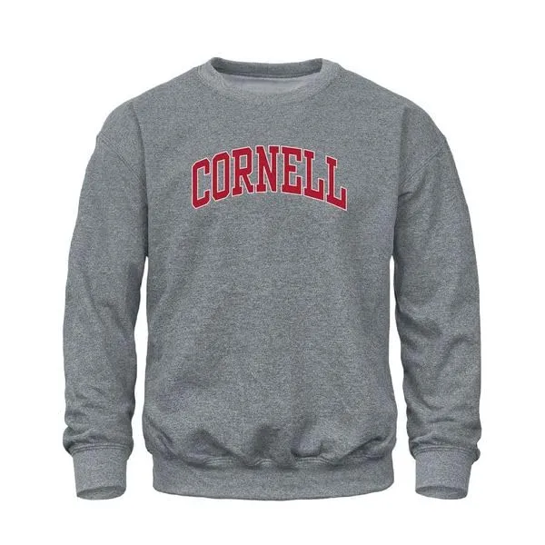 Cornell University Classic Crew Sweatshirt (Grey) sold by Ivy Sport
