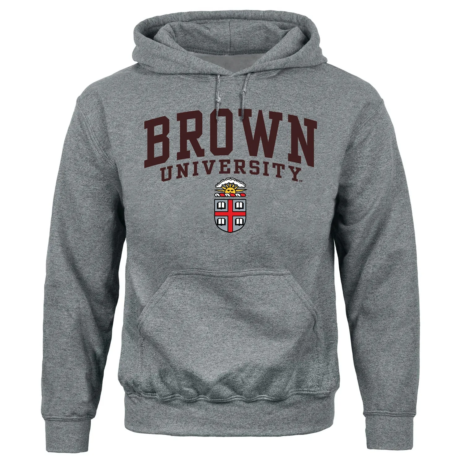 Brown Heritage Hooded Sweatshirt (Grey) sold by Ivy Sport