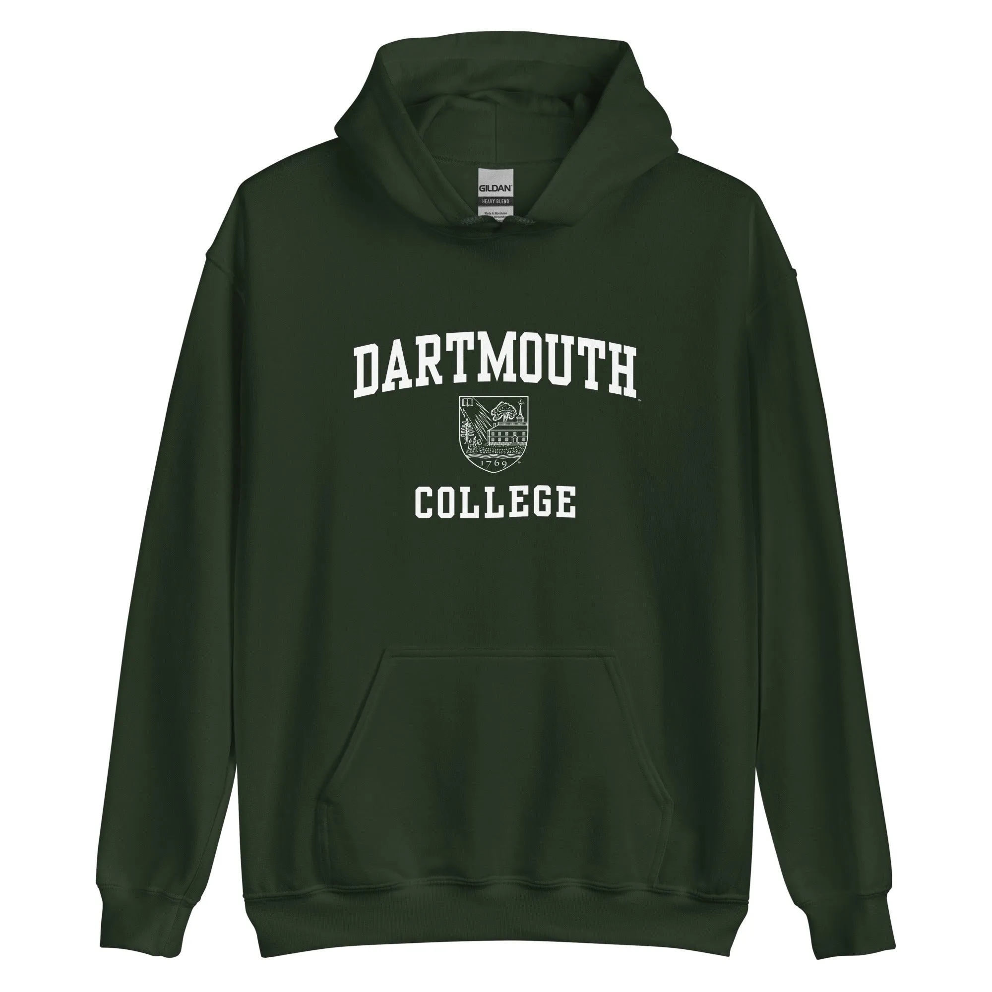 Dartmouth Crest Hooded Sweatshirt (Hunter) sold by Ivy Sport product image thumbnail 5