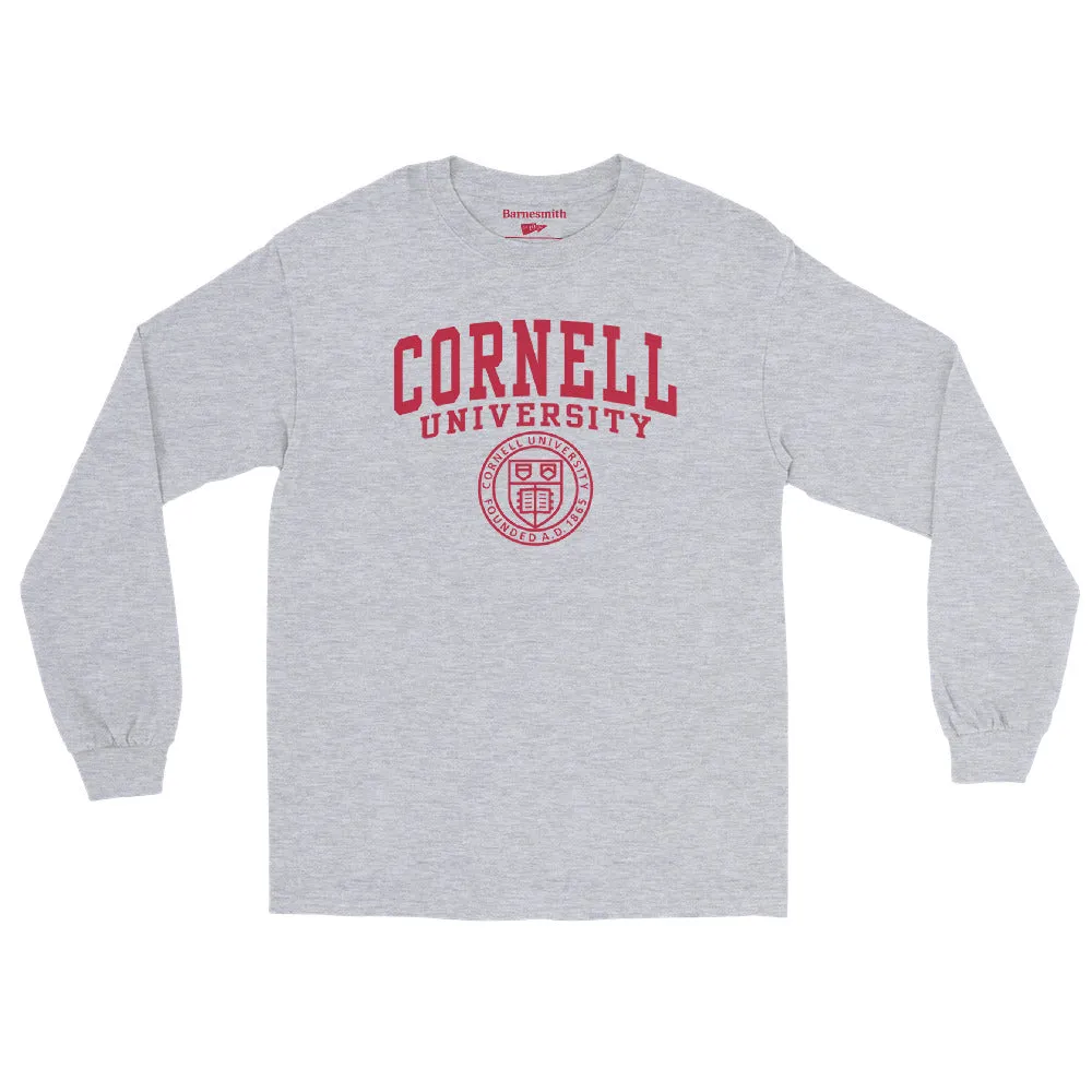 Cornell Heritage Long Sleeve T-Shirt (Charcoal Grey) sold by Ivy Sport product image thumbnail 5