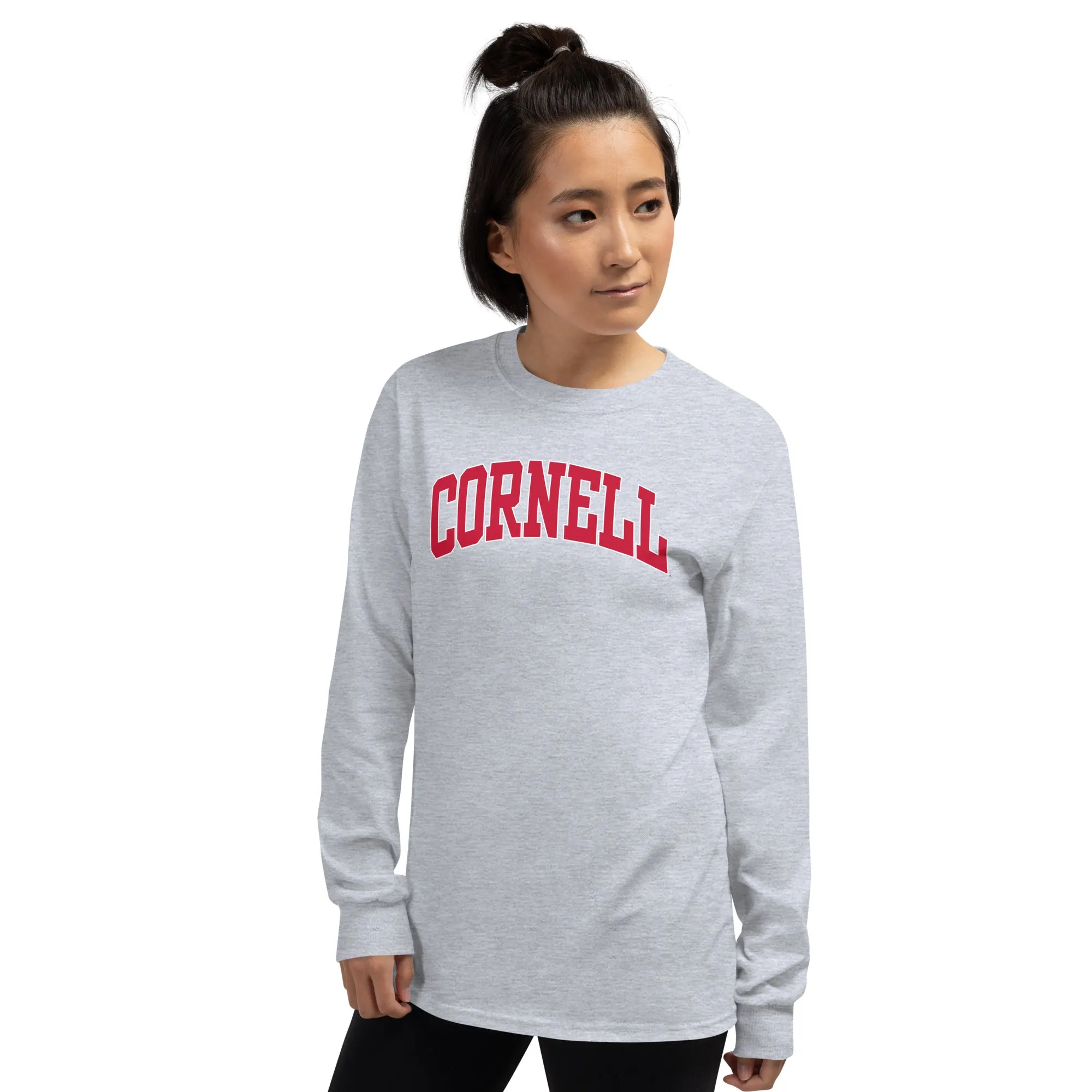 Cornell Classic Long Sleeve T-Shirt (Charcoal Grey) sold by Ivy Sport product image thumbnail 3