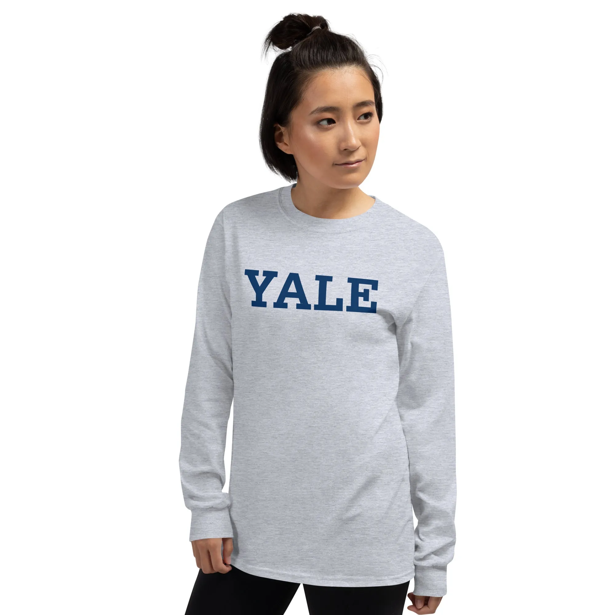 Yale Classic Long Sleeve T-Shirt (Grey) sold by Ivy Sport product image thumbnail 4
