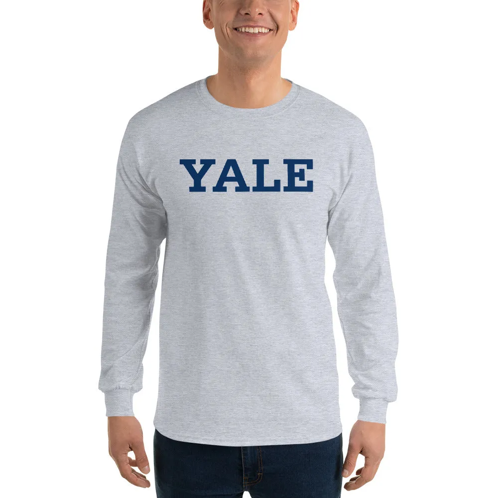 Yale Classic Long Sleeve T-Shirt (Grey) sold by Ivy Sport