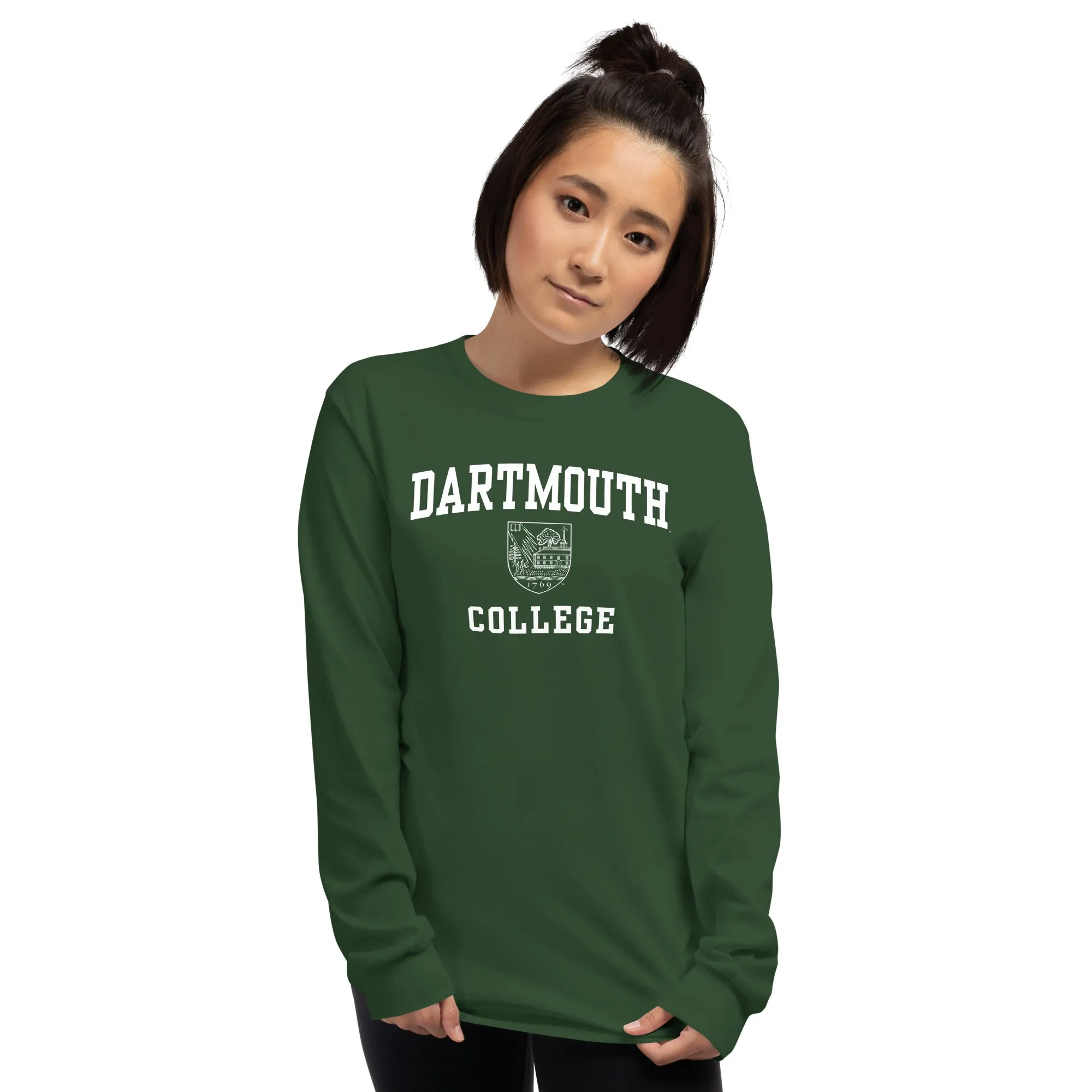 Dartmouth Crest Long Sleeve T-Shirt (Hunter) sold by Ivy Sport product image thumbnail 3