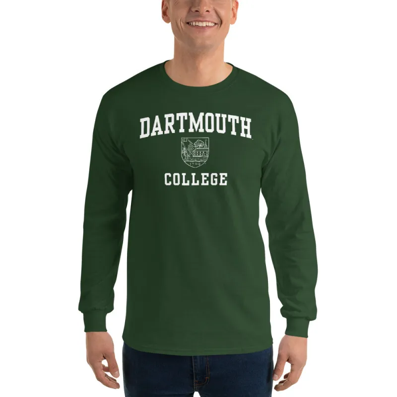 Dartmouth Crest Long Sleeve T-Shirt (Hunter) sold by Ivy Sport