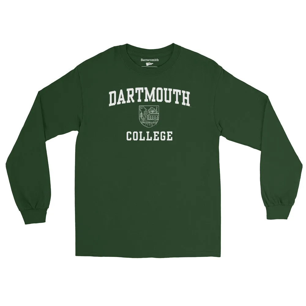 Dartmouth Crest Long Sleeve T-Shirt (Hunter) sold by Ivy Sport product image thumbnail 5