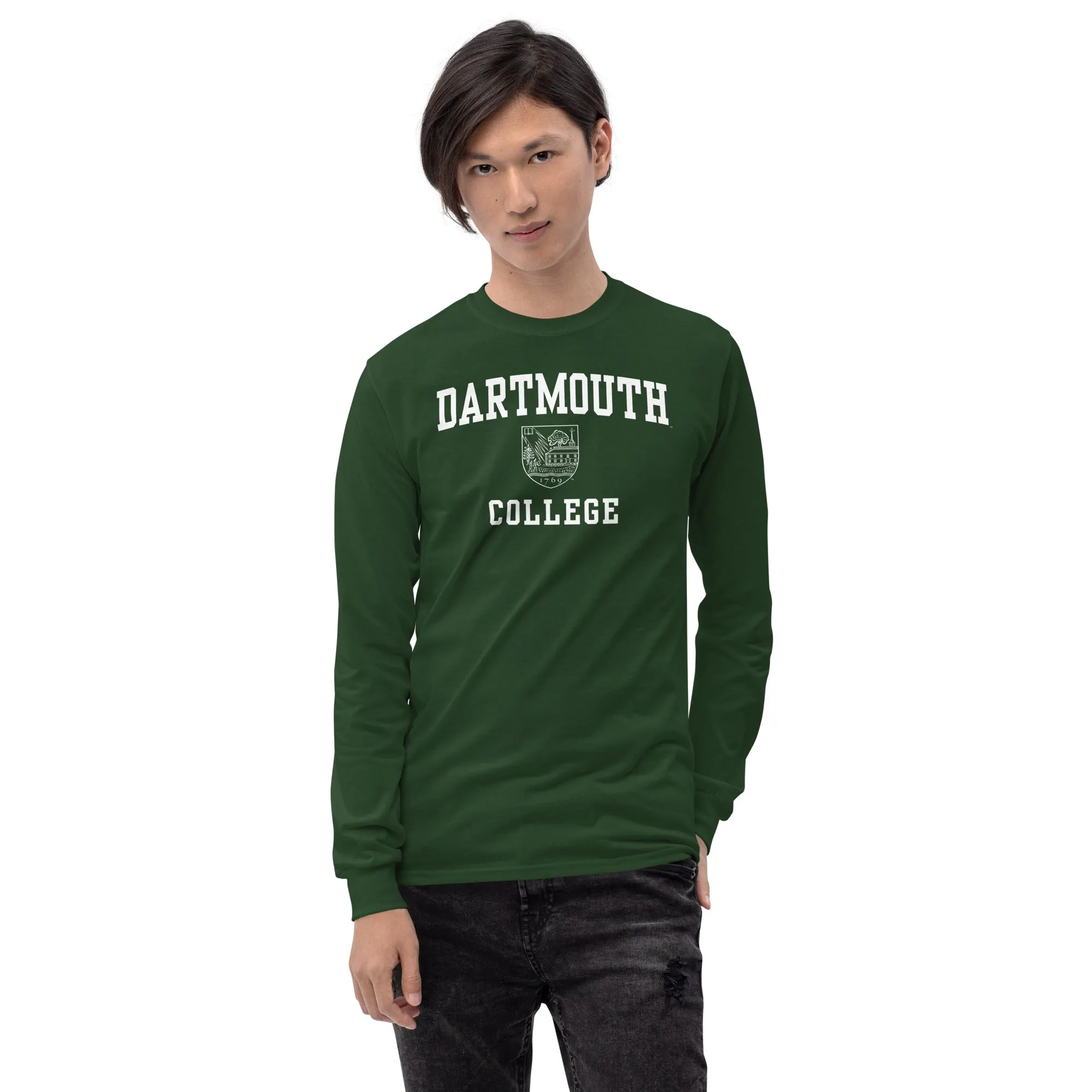Dartmouth Crest Long Sleeve T-Shirt (Hunter) sold by Ivy Sport product image thumbnail 2