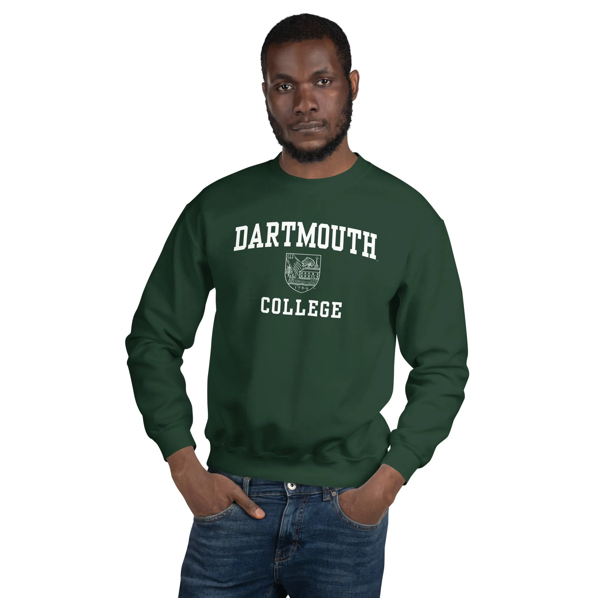 Dartmouth Crest Sweatshirt (Hunter) sold by Ivy Sport product image thumbnail 2