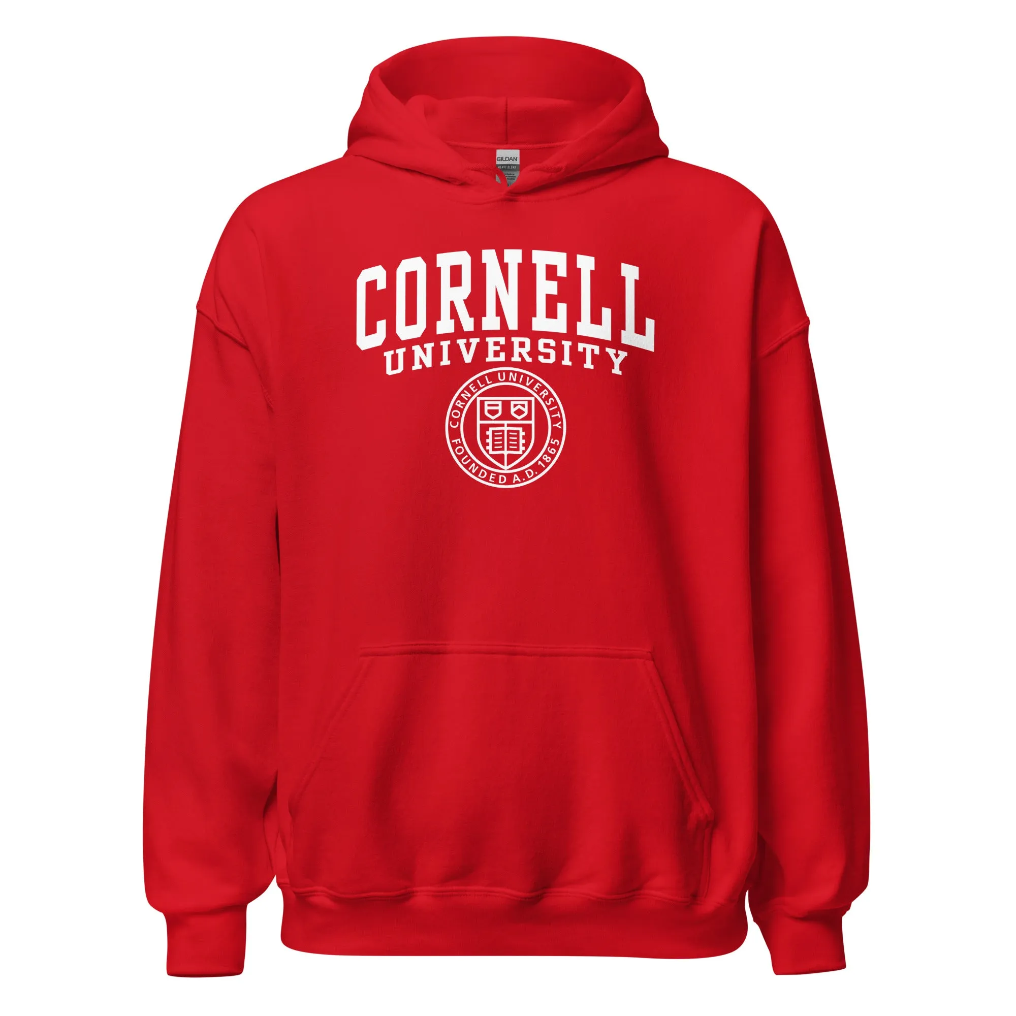 Cornell Heritage Hooded Sweatshirt (Red) sold by Ivy Sport
