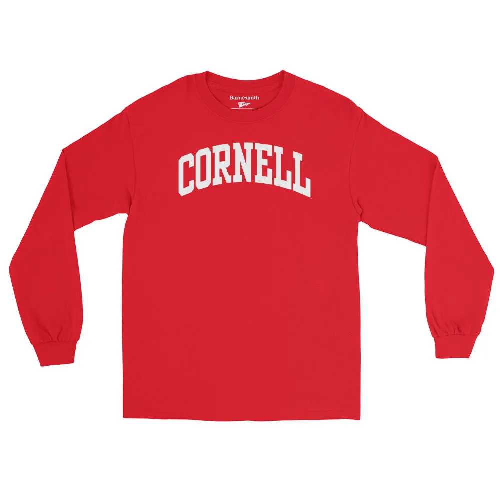 Cornell Classic L/S T-Shirt (Red) sold by Ivy Sport product image thumbnail 5