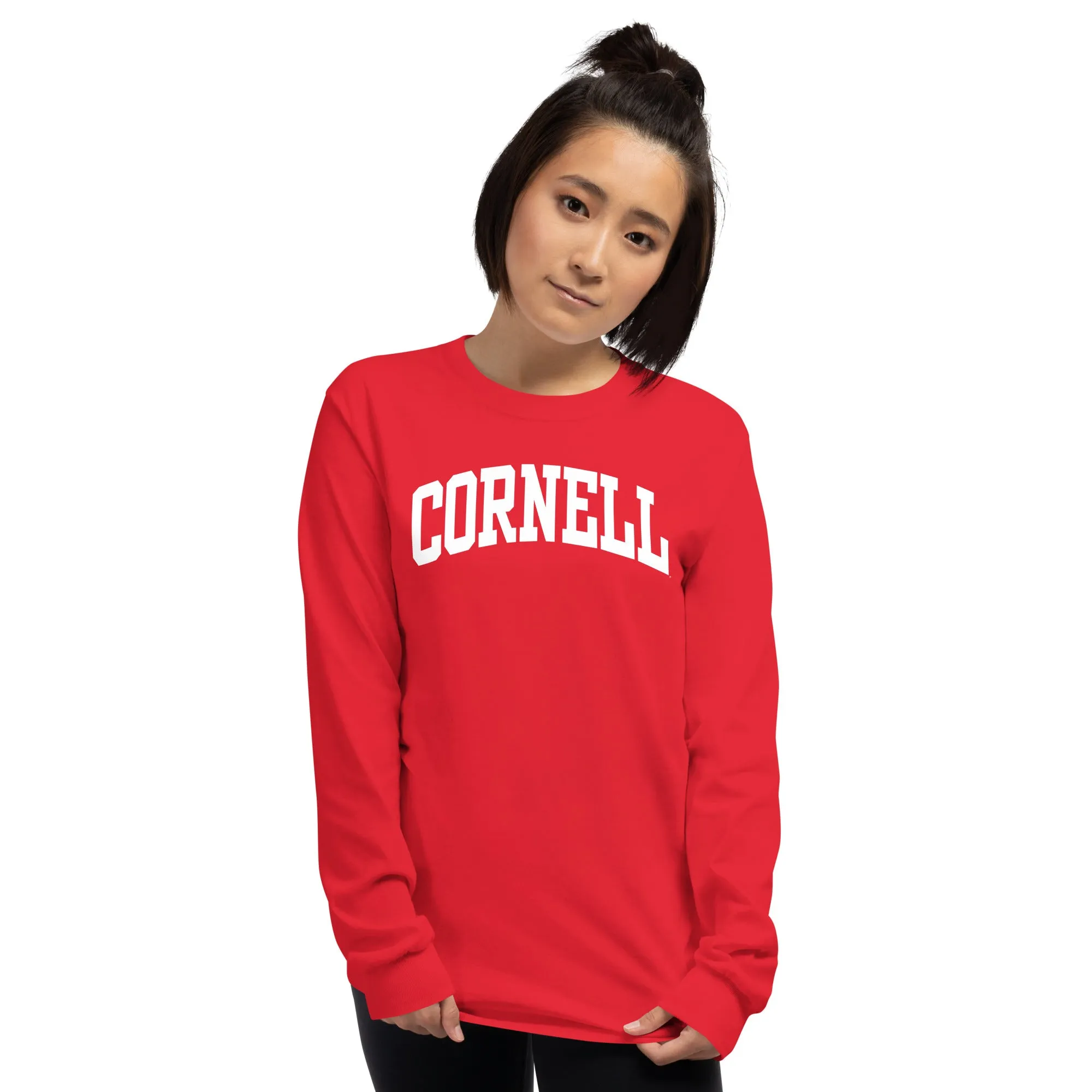 Cornell Classic L/S T-Shirt (Red) sold by Ivy Sport product image thumbnail 3