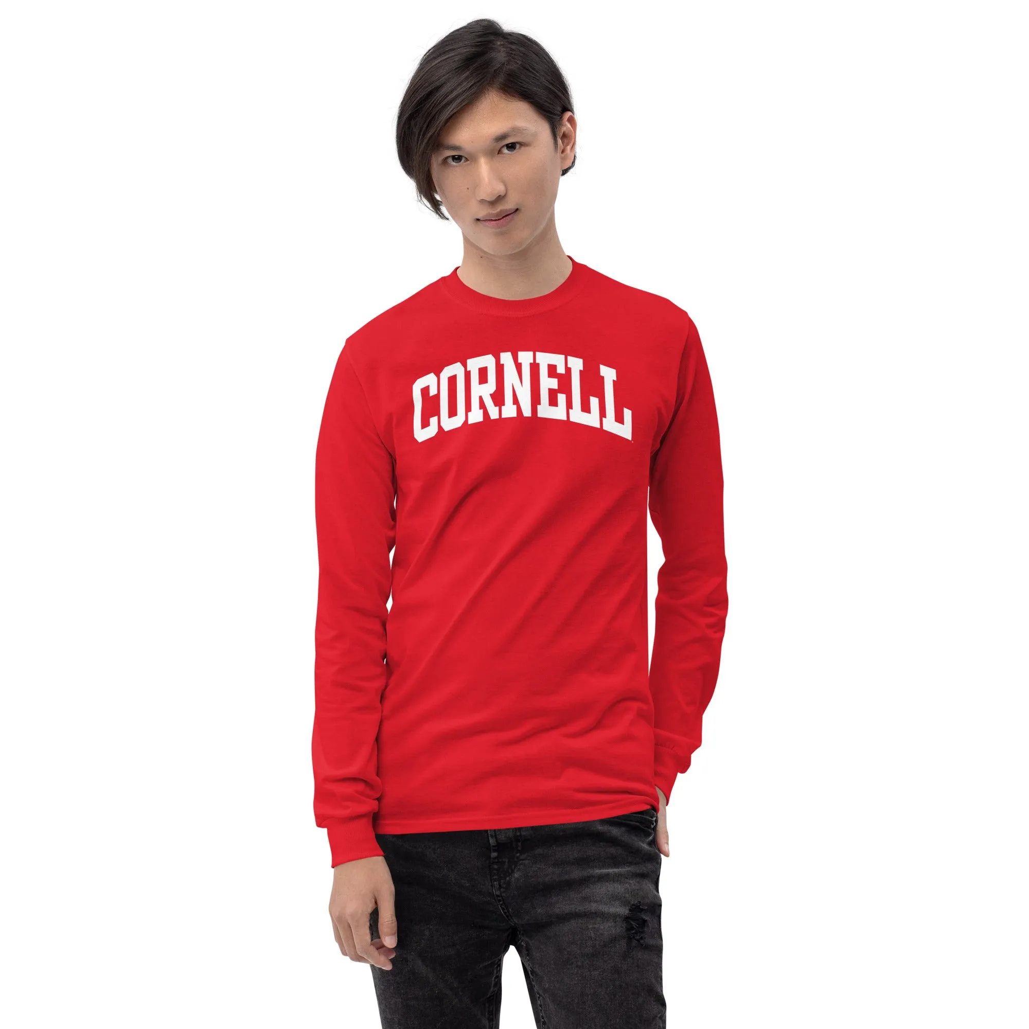 Cornell Classic L/S T-Shirt (Red) sold by Ivy Sport product image thumbnail 4