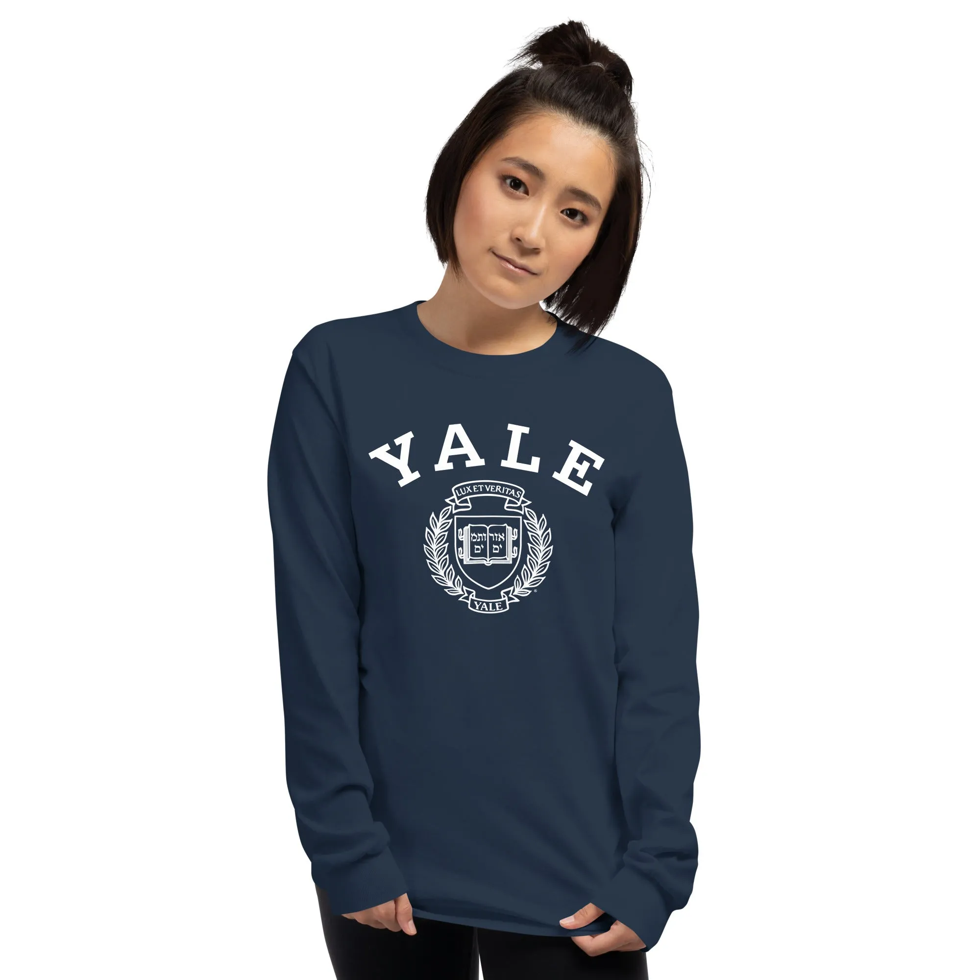 Yale Heritage Long Sleeve T-Shirt 2 (Navy) sold by Ivy Sport product image thumbnail 2