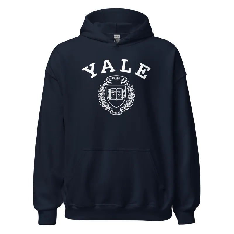 Yale Heritage Hooded Sweatshirt 2 (Navy) sold by Ivy Sport