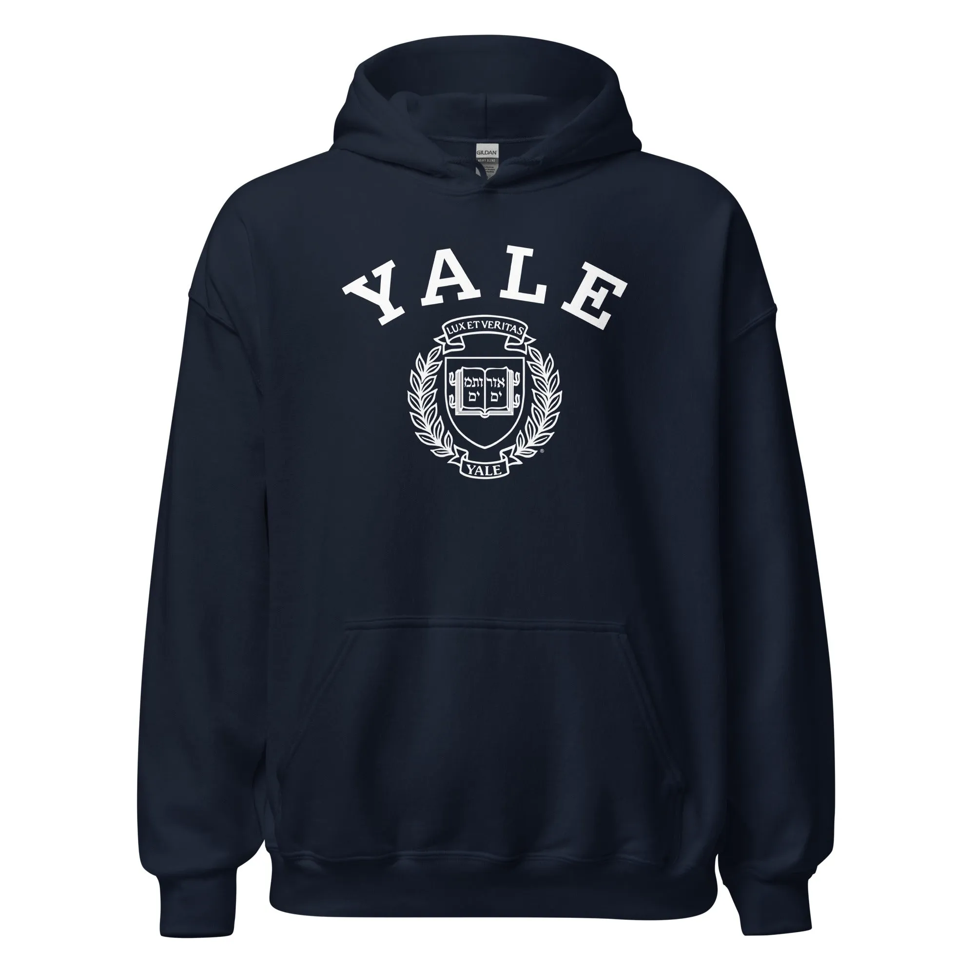 Yale Heritage Hooded Sweatshirt 2 (Navy) sold by Ivy Sport