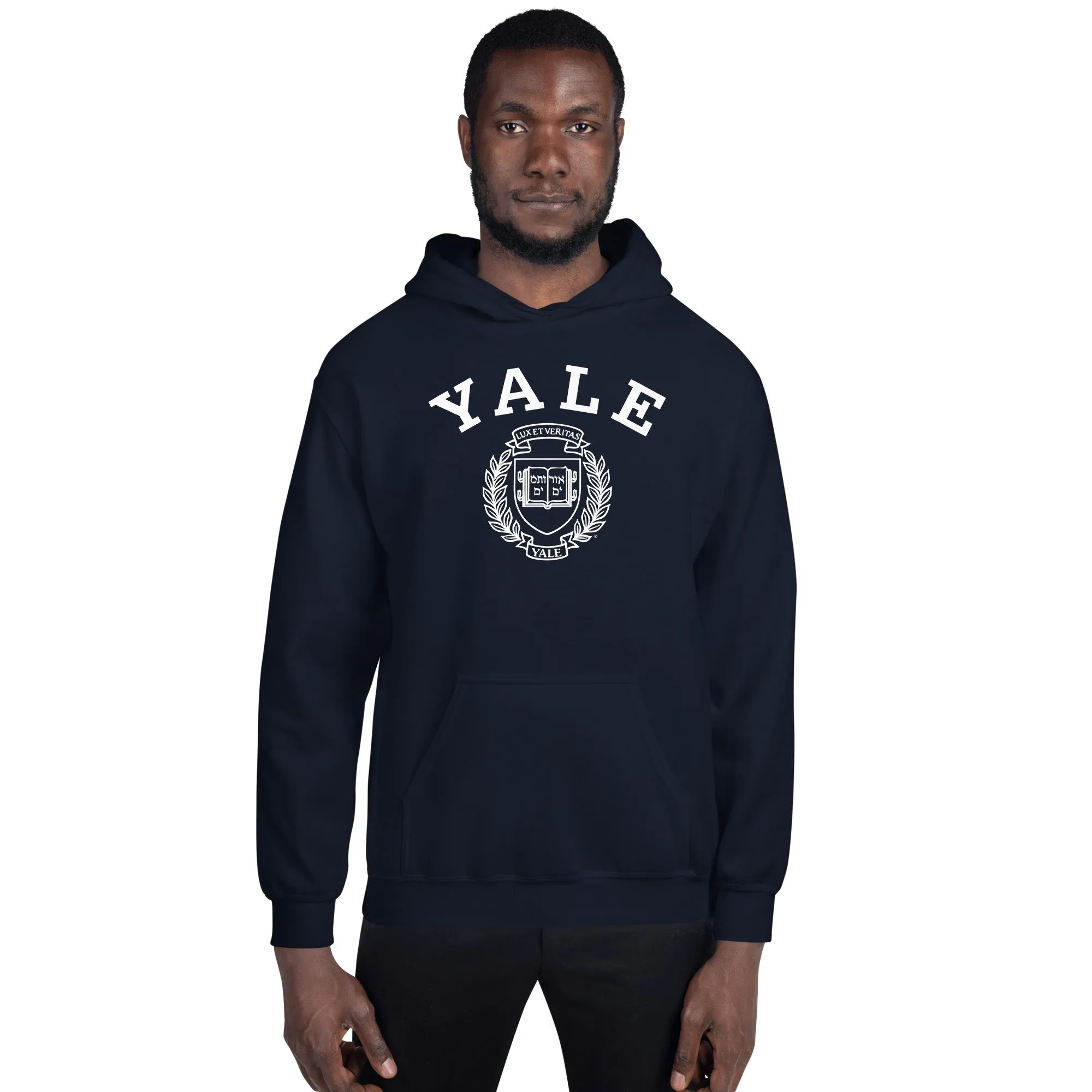 Yale Heritage Hooded Sweatshirt 2 (Navy) sold by Ivy Sport product image thumbnail 5