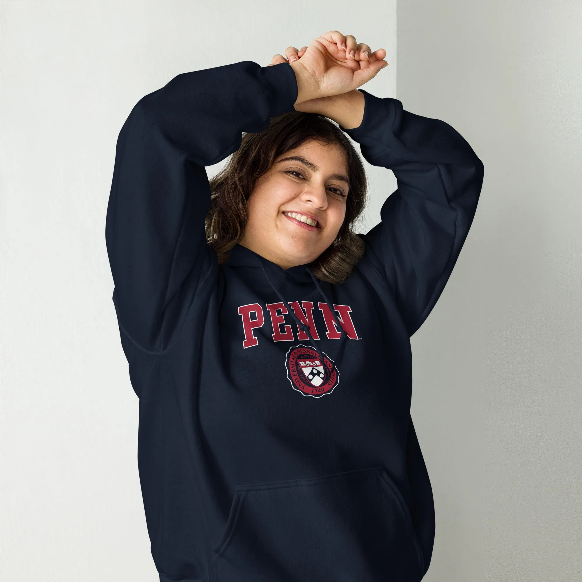 Penn Heritage Hooded Sweatshirt (Navy) sold by Ivy Sport product image thumbnail 4
