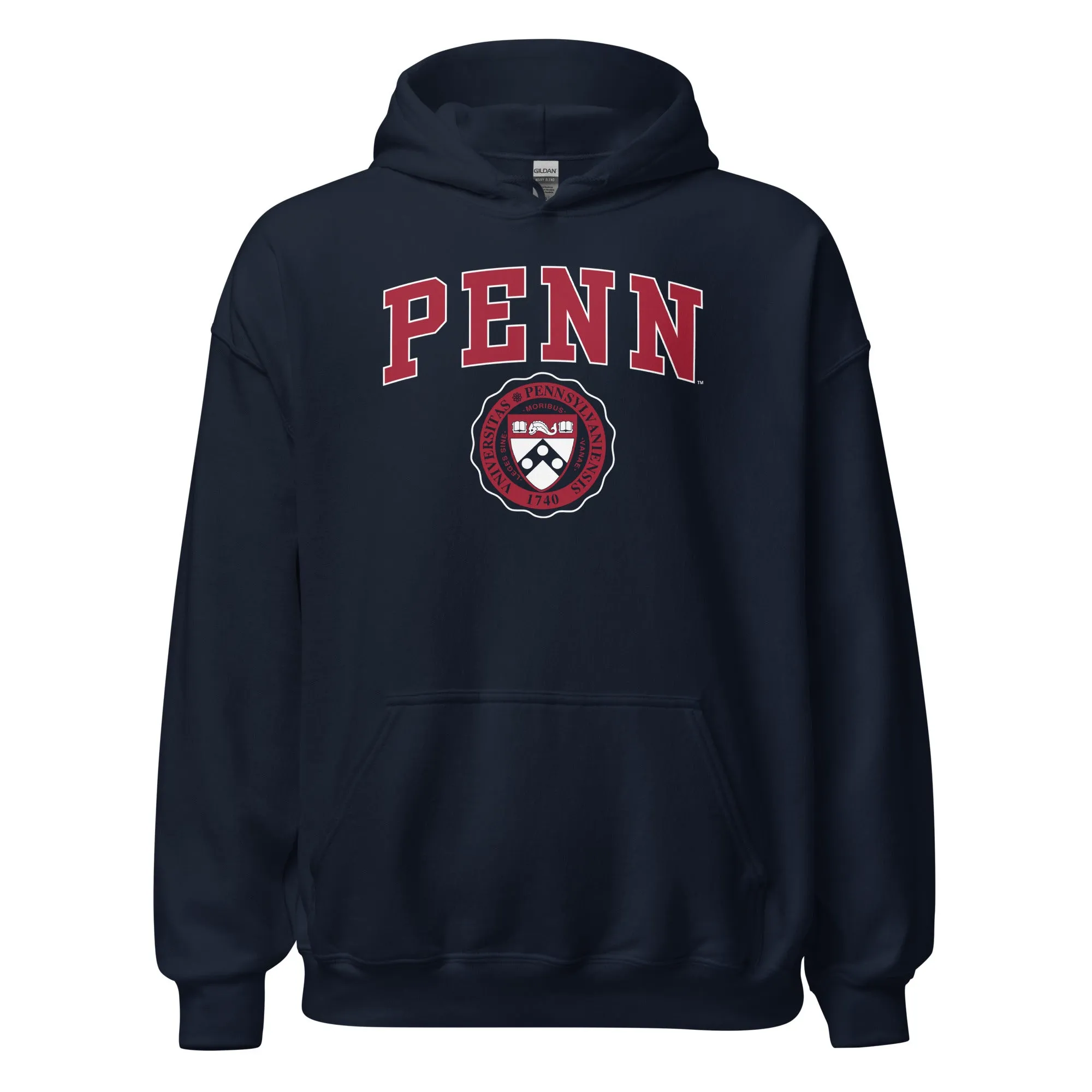 Penn Heritage Hooded Sweatshirt (Navy) sold by Ivy Sport