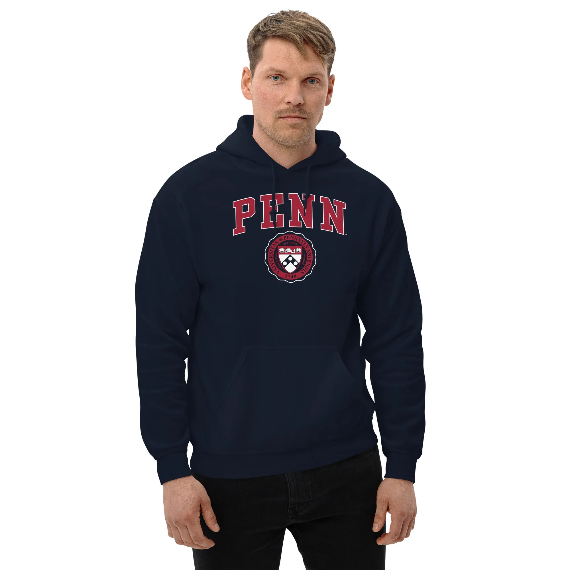 Penn Heritage Hooded Sweatshirt (Navy) sold by Ivy Sport product image thumbnail 2