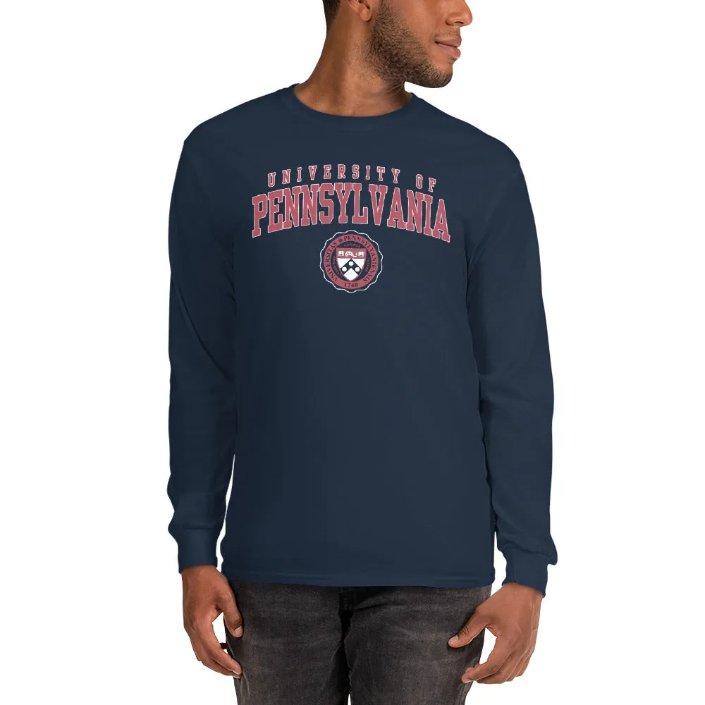 Penn Crest Long Sleeve T-Shirt (Navy) sold by Ivy Sport product image thumbnail 5