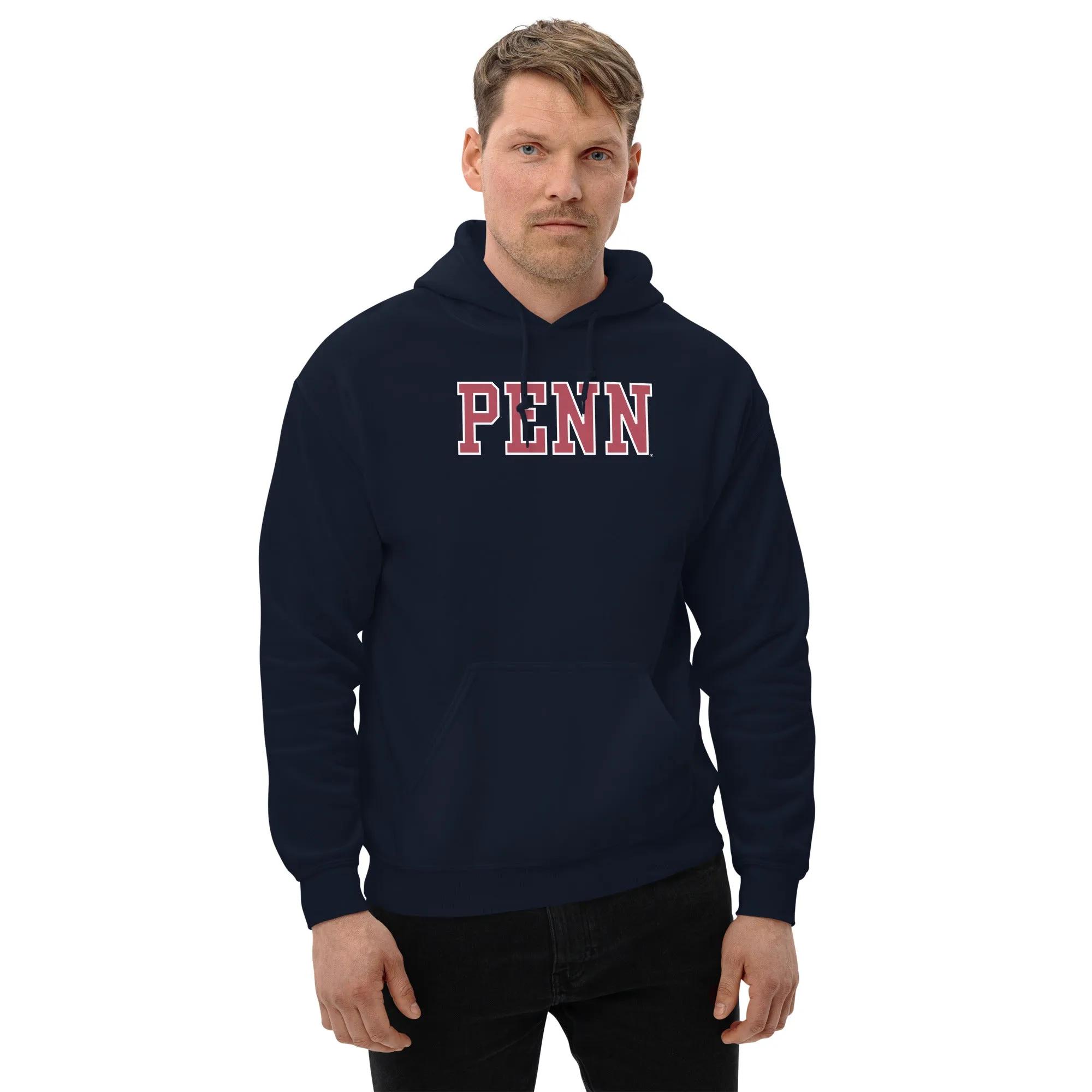 University of Pennsylvania Classic Hood Sweatshirt (Navy) sold by Ivy Sport product image thumbnail 4