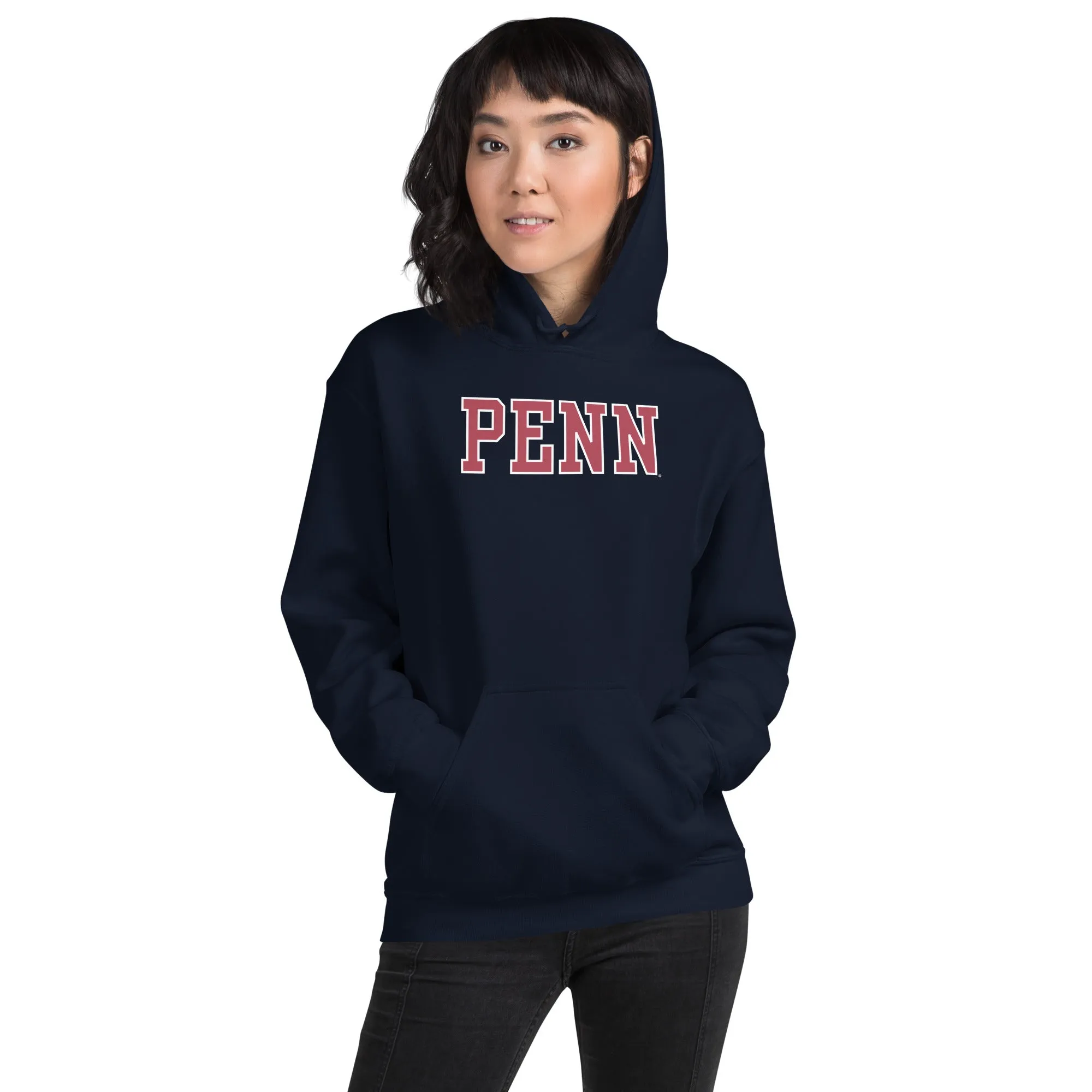 University of Pennsylvania Classic Hood Sweatshirt (Navy) sold by Ivy Sport product image thumbnail 2