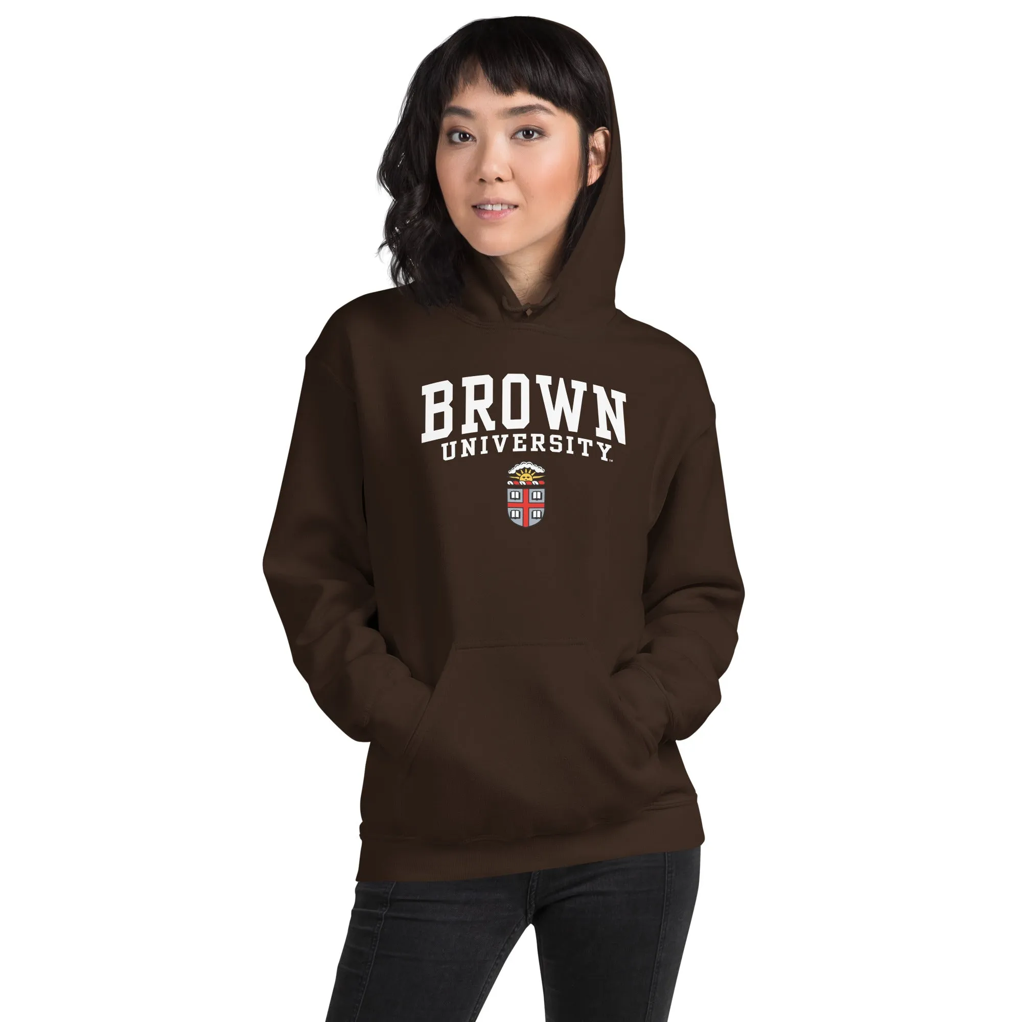 Brown Heritage Hooded Sweatshirt (Brown) sold by Ivy Sport product image thumbnail 2