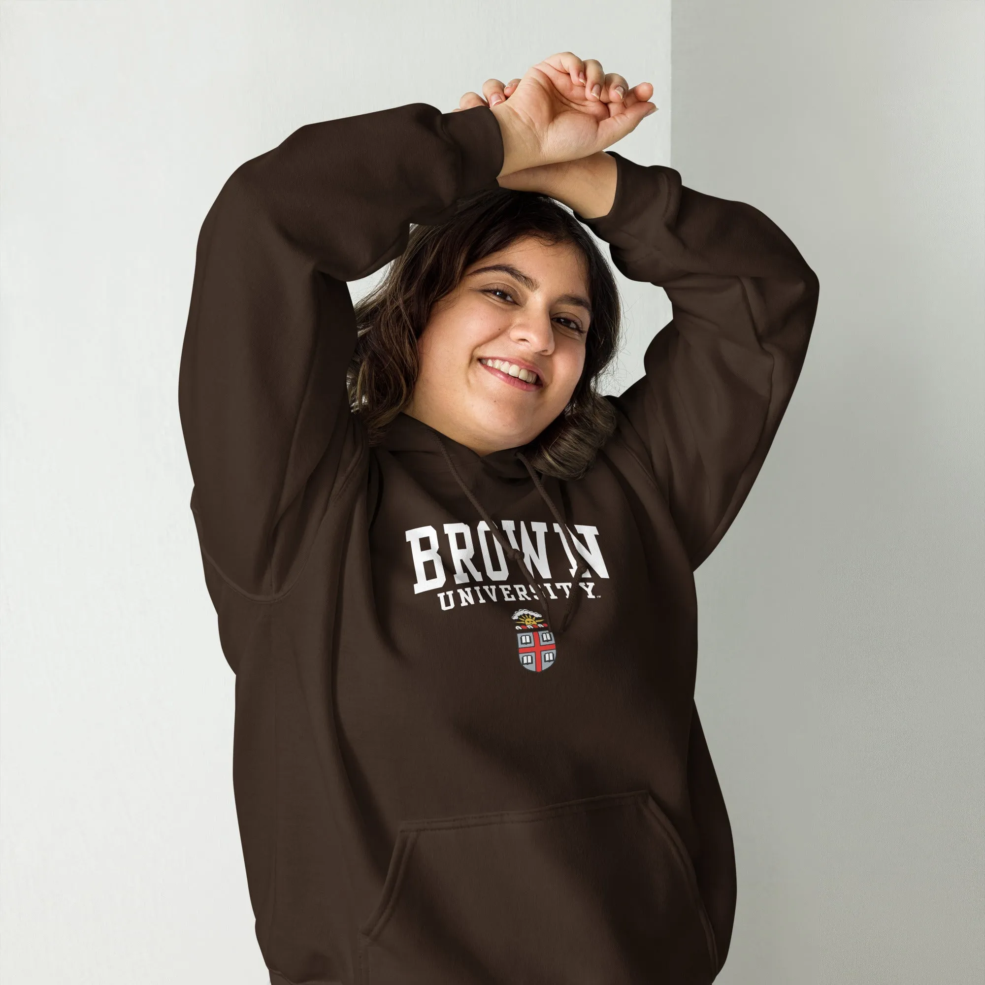 Brown Heritage Hooded Sweatshirt (Brown) sold by Ivy Sport product image thumbnail 3