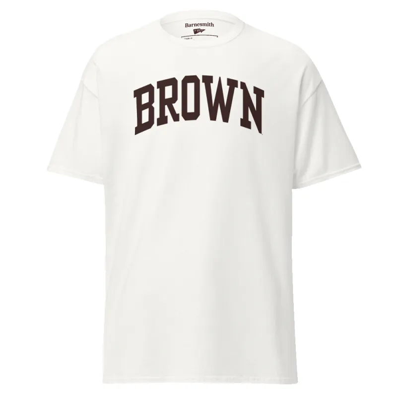 Brown Classic T-Shirt (White) sold by Ivy Sport