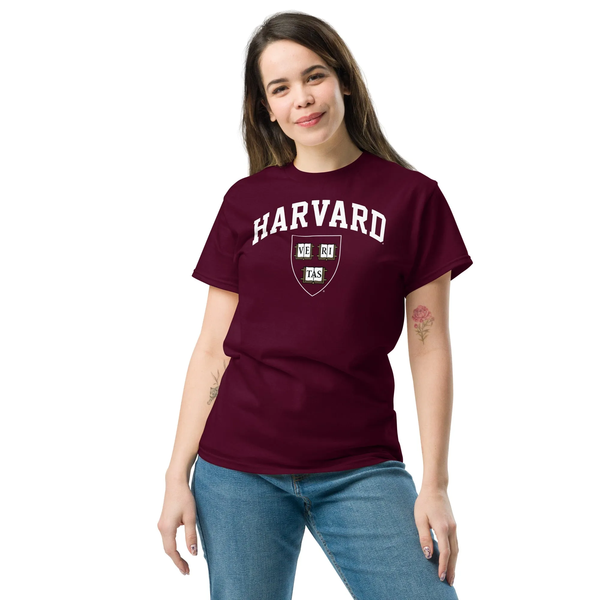 Harvard University Spirit T-Shirt (Maroon) sold by Ivy Sport product image thumbnail 3