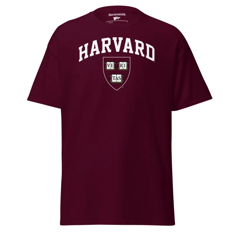 Harvard University Spirit T-Shirt (Maroon) sold by Ivy Sport