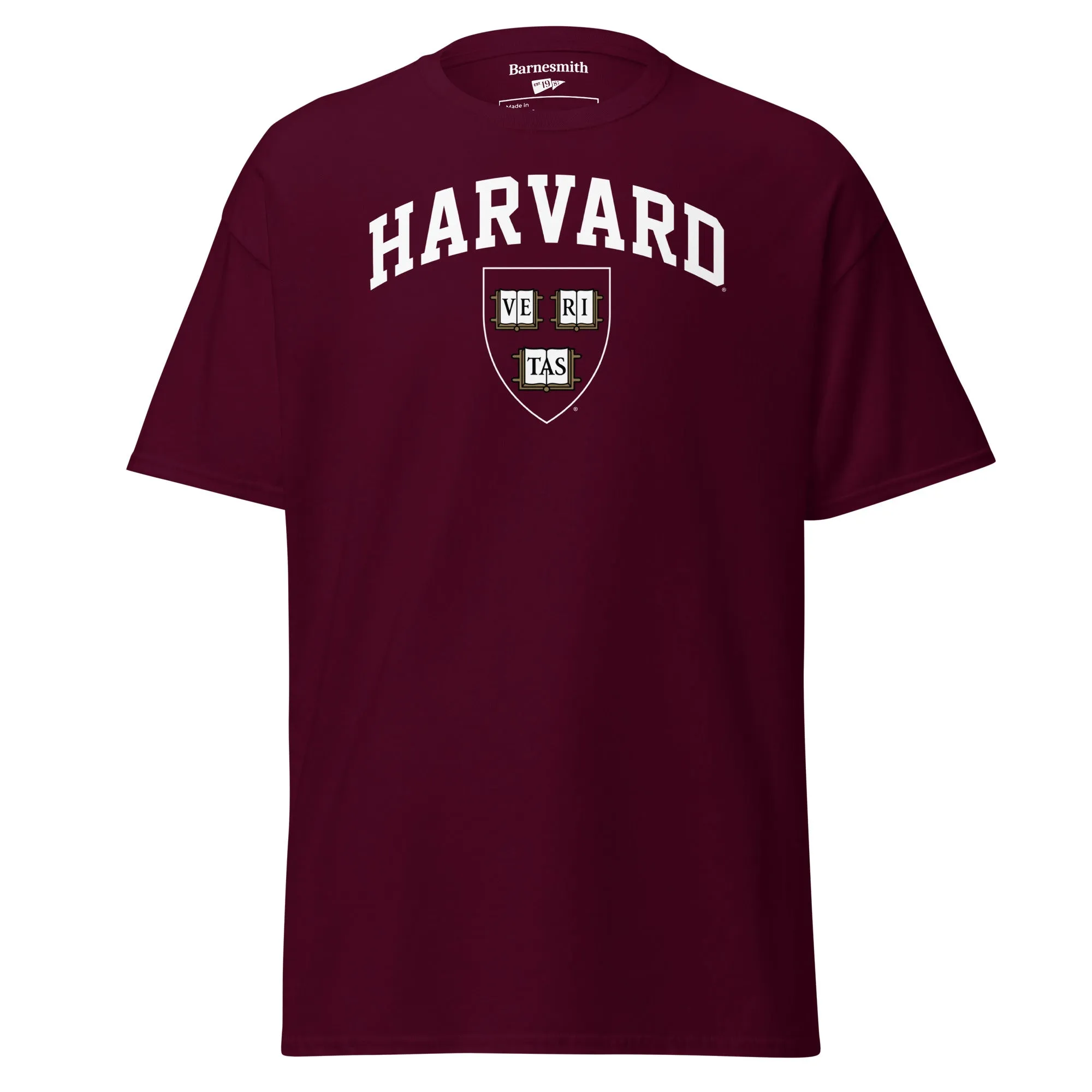 Harvard University Spirit T-Shirt (Maroon) sold by Ivy Sport