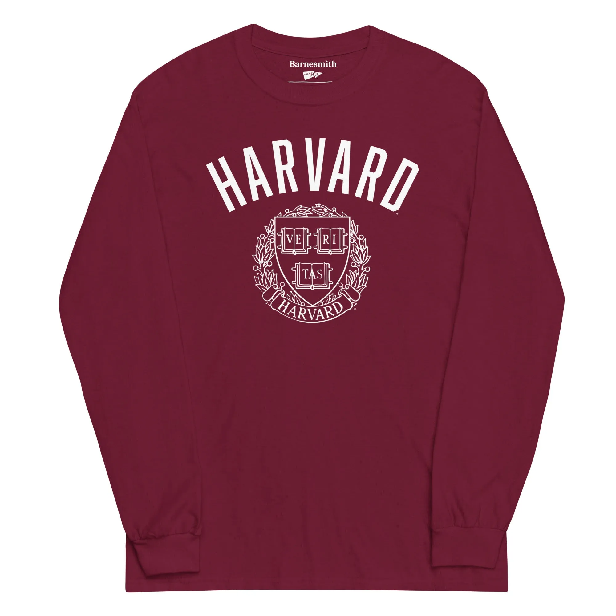 Harvard Long Sleeve T-Shirt Heritage (Crimson) sold by Ivy Sport product image thumbnail 2