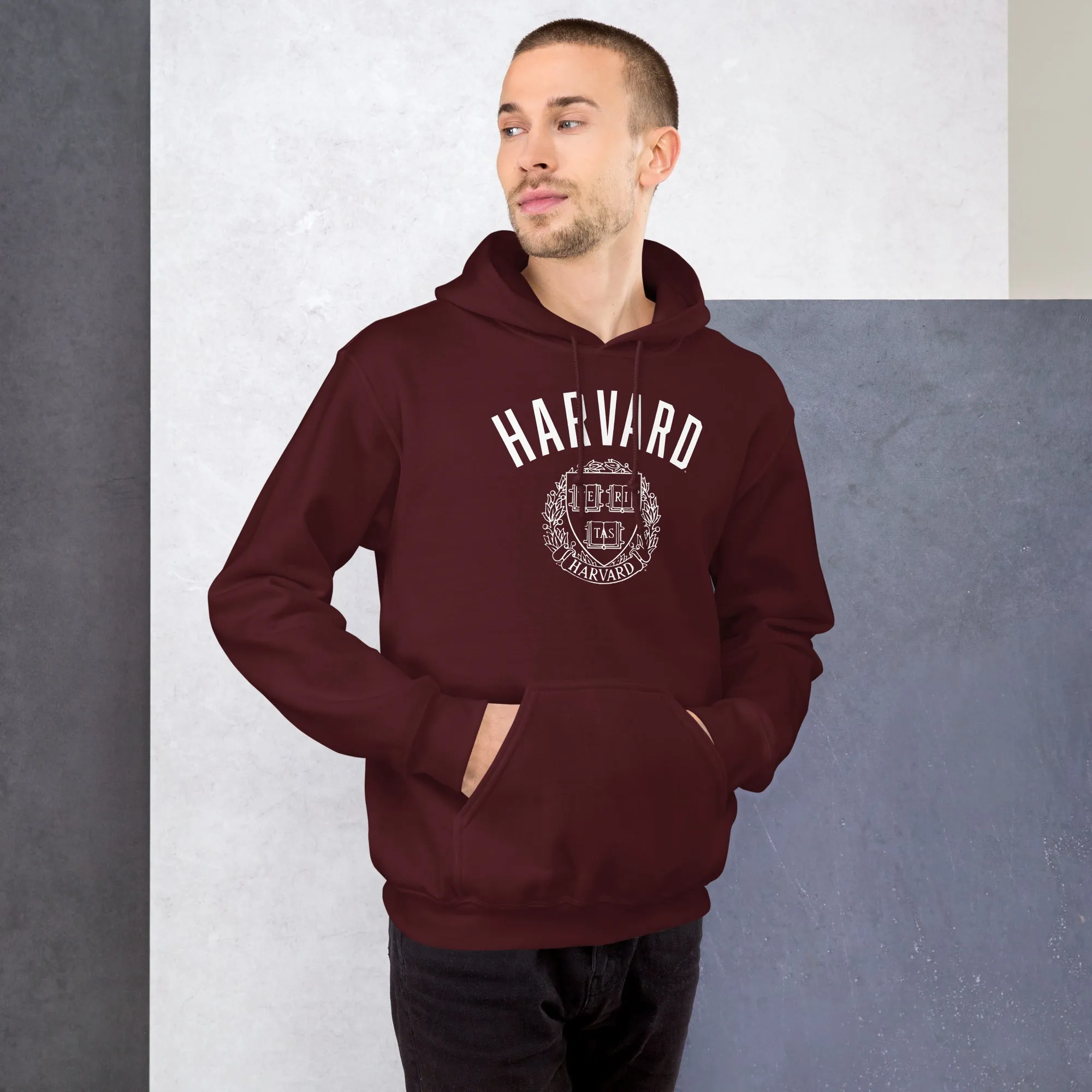Harvard University Heritage Hooded Sweatshirt (Crimson) sold by Ivy Sport product image thumbnail 5