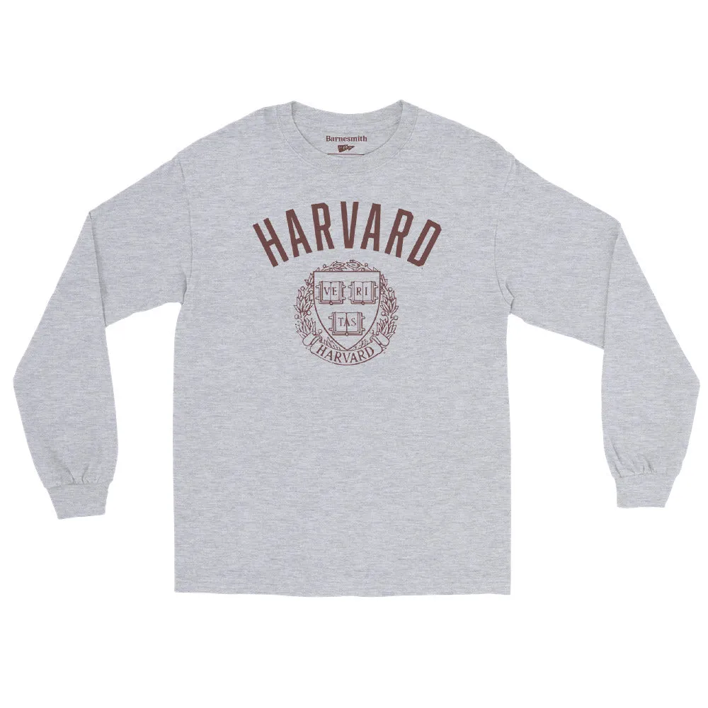Harvard Heritage Long Sleeve T-Shirt (Charcoal Grey) sold by Ivy Sport product image thumbnail 2