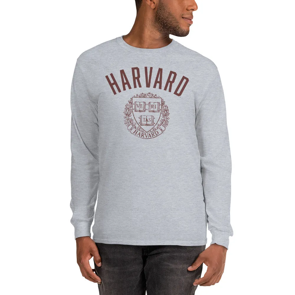 Harvard Heritage Long Sleeve T-Shirt (Charcoal Grey) sold by Ivy Sport product image thumbnail 4