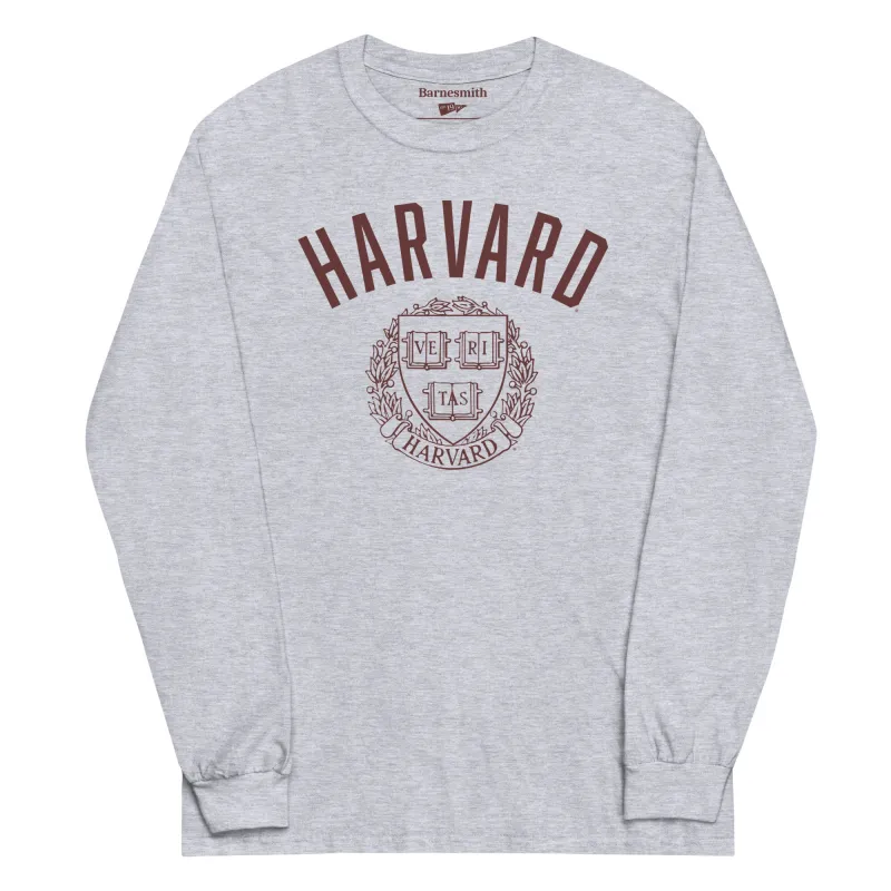 Harvard Heritage Long Sleeve T-Shirt (Charcoal Grey) sold by Ivy Sport