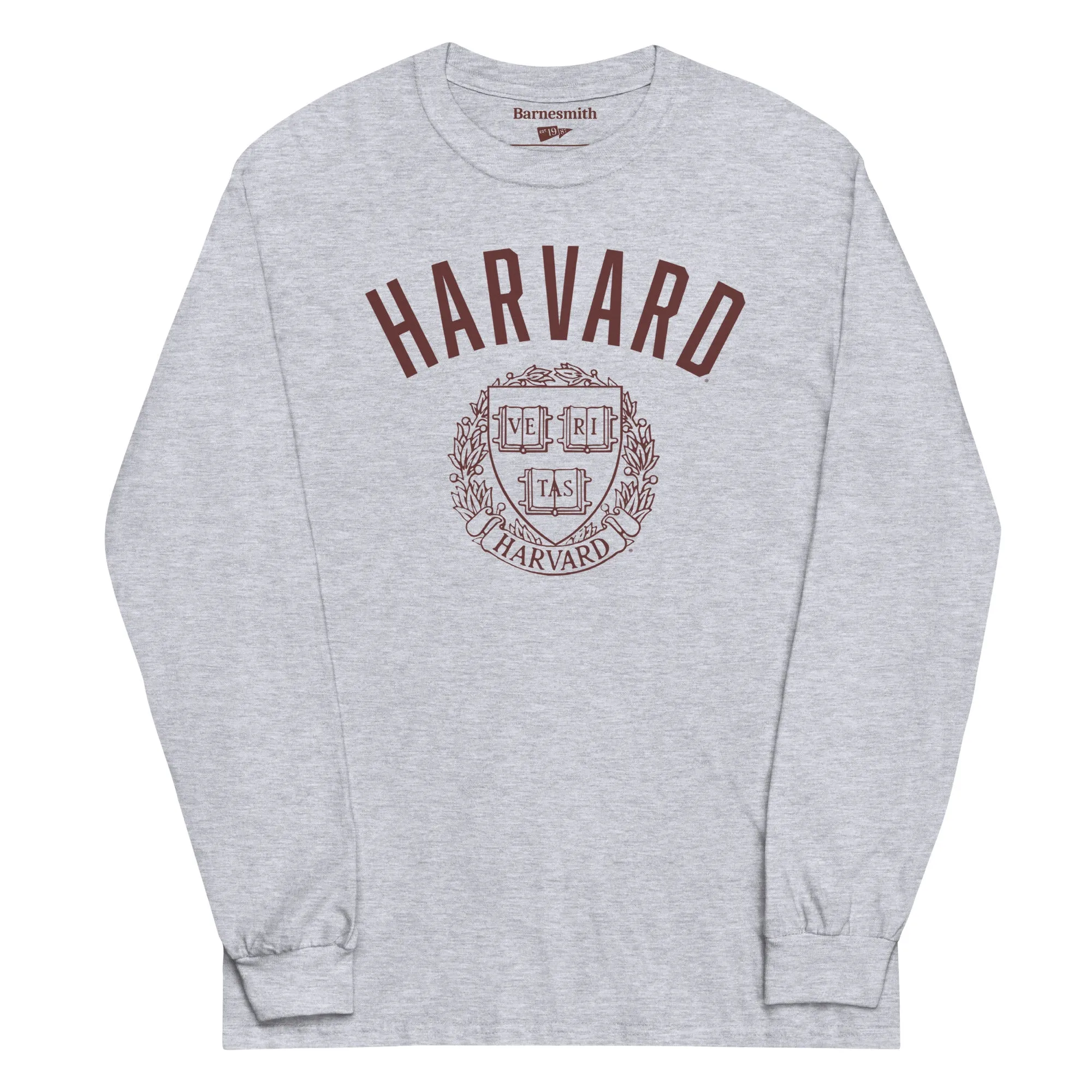 Harvard Heritage Long Sleeve T-Shirt (Charcoal Grey) sold by Ivy Sport