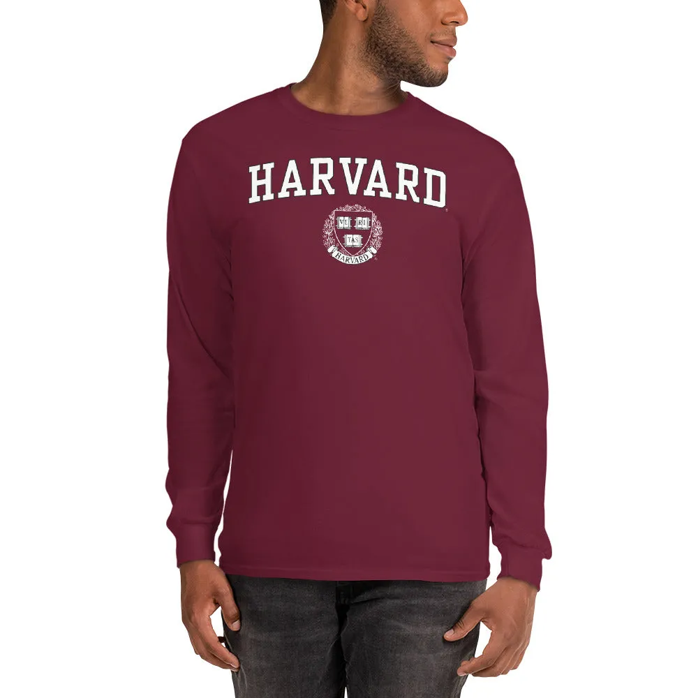 Harvard Crest Long Sleeve T-Shirt (Crimson) sold by Ivy Sport product image thumbnail 5