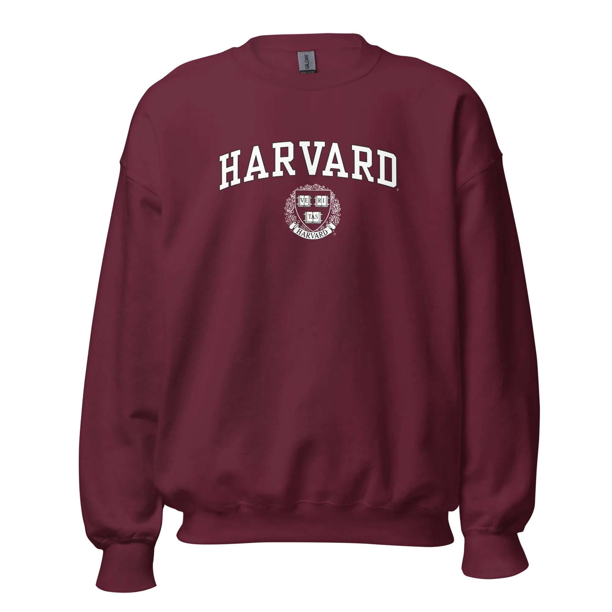 Harvard University Crest Crewneck Sweatshirt (Crimson) sold by Ivy Sport