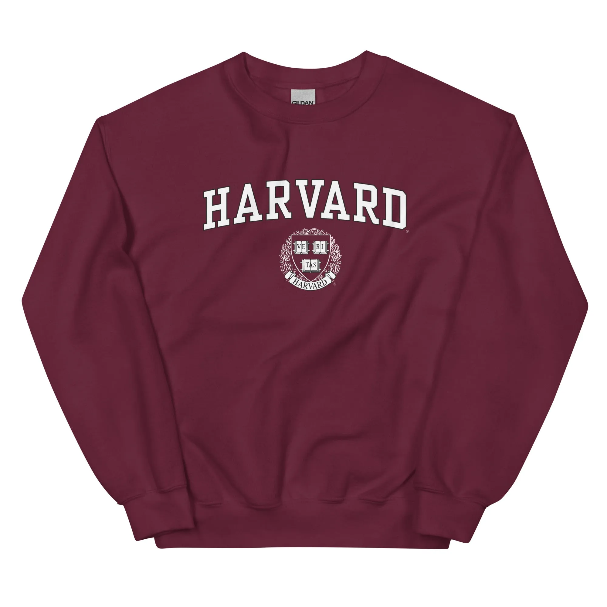 Harvard University Crest Crewneck Sweatshirt (Crimson) sold by Ivy Sport product image thumbnail 5