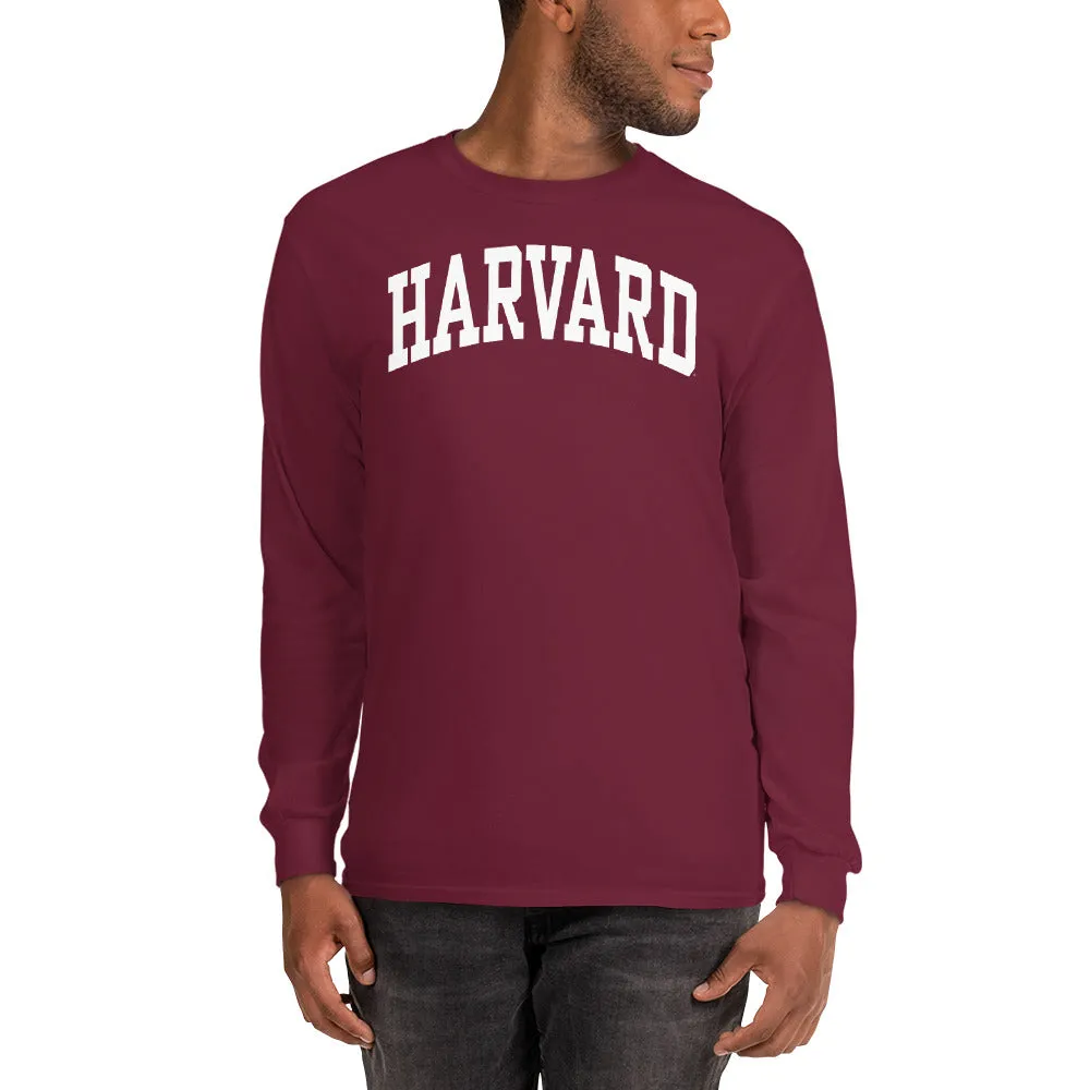 Harvard L/S T-Shirt Classic (Maroon) sold by Ivy Sport product image thumbnail 5