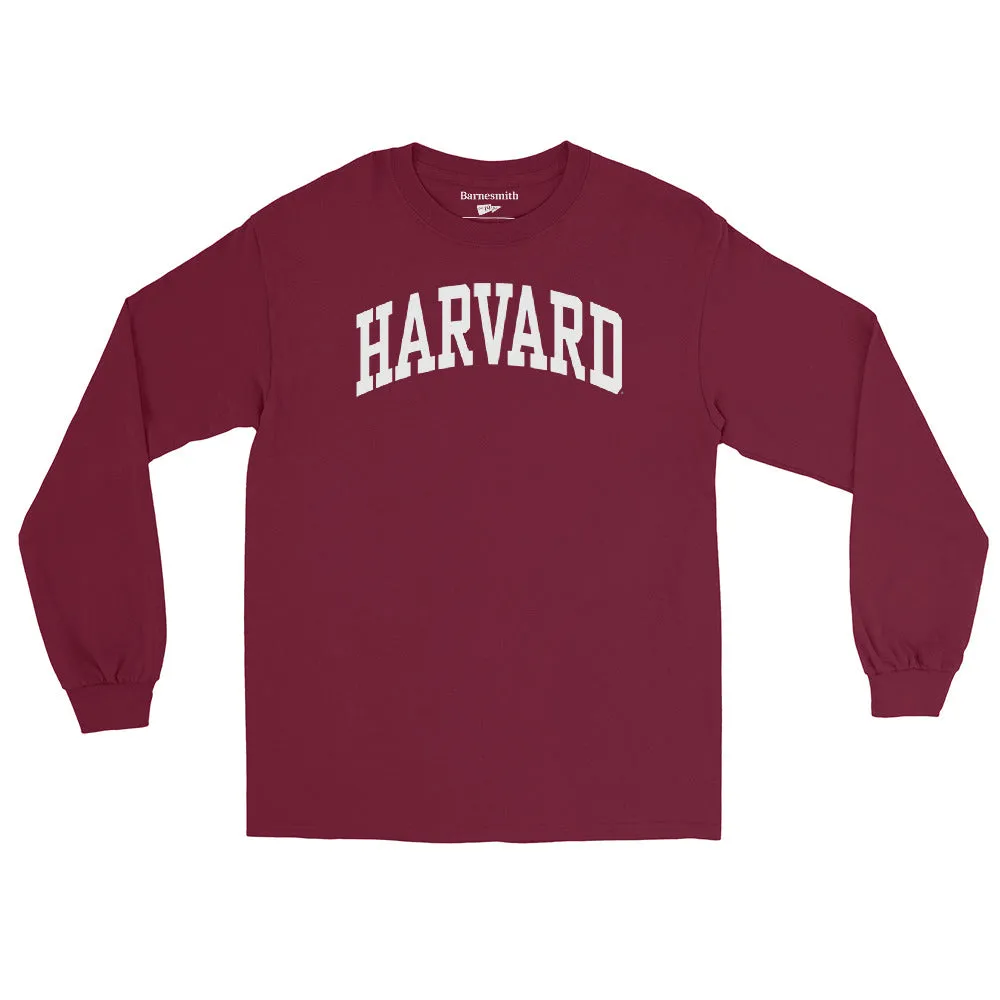 Harvard L/S T-Shirt Classic (Maroon) sold by Ivy Sport product image thumbnail 2
