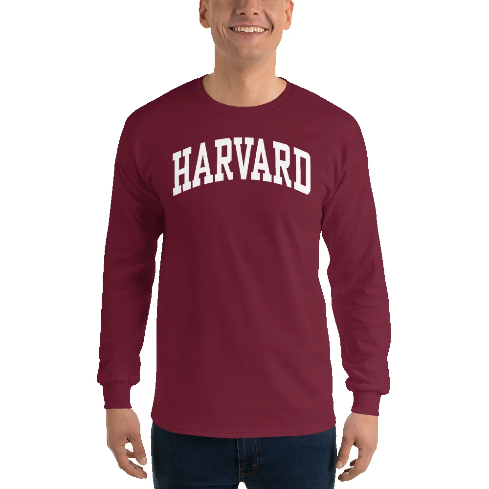 Harvard L/S T-Shirt Classic (Maroon) sold by Ivy Sport