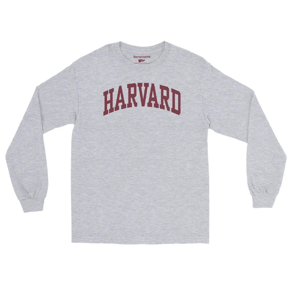 Harvard Long Sleeve T-Shirt Classic (Charcoal Grey) sold by Ivy Sport product image thumbnail 5