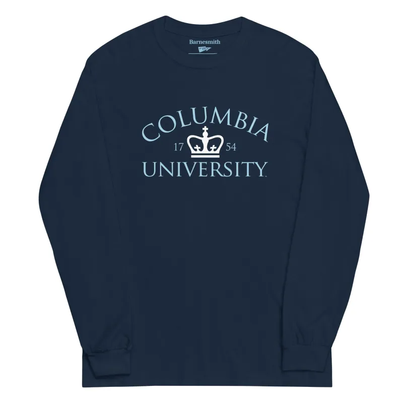 Columbia Crown 1754 Long Sleeve T-shirt (Navy) sold by Ivy Sport