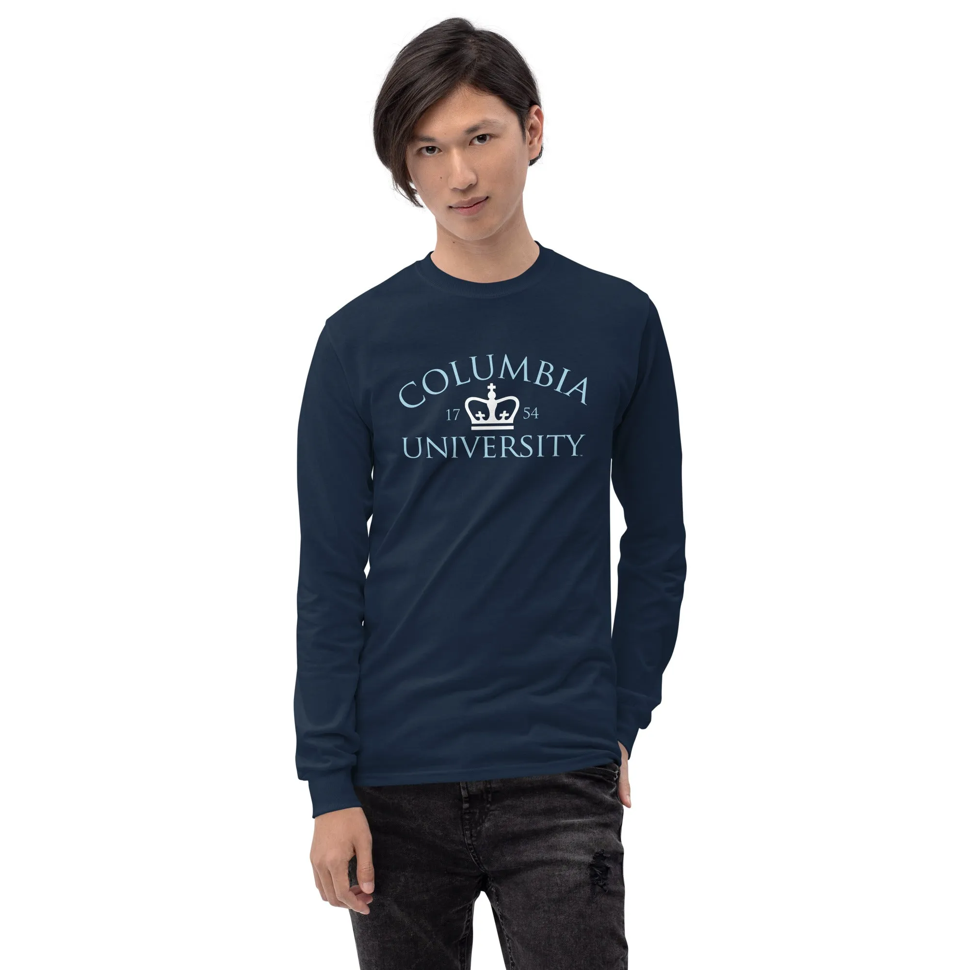 Columbia Crown 1754 Long Sleeve T-shirt (Navy) sold by Ivy Sport product image thumbnail 2