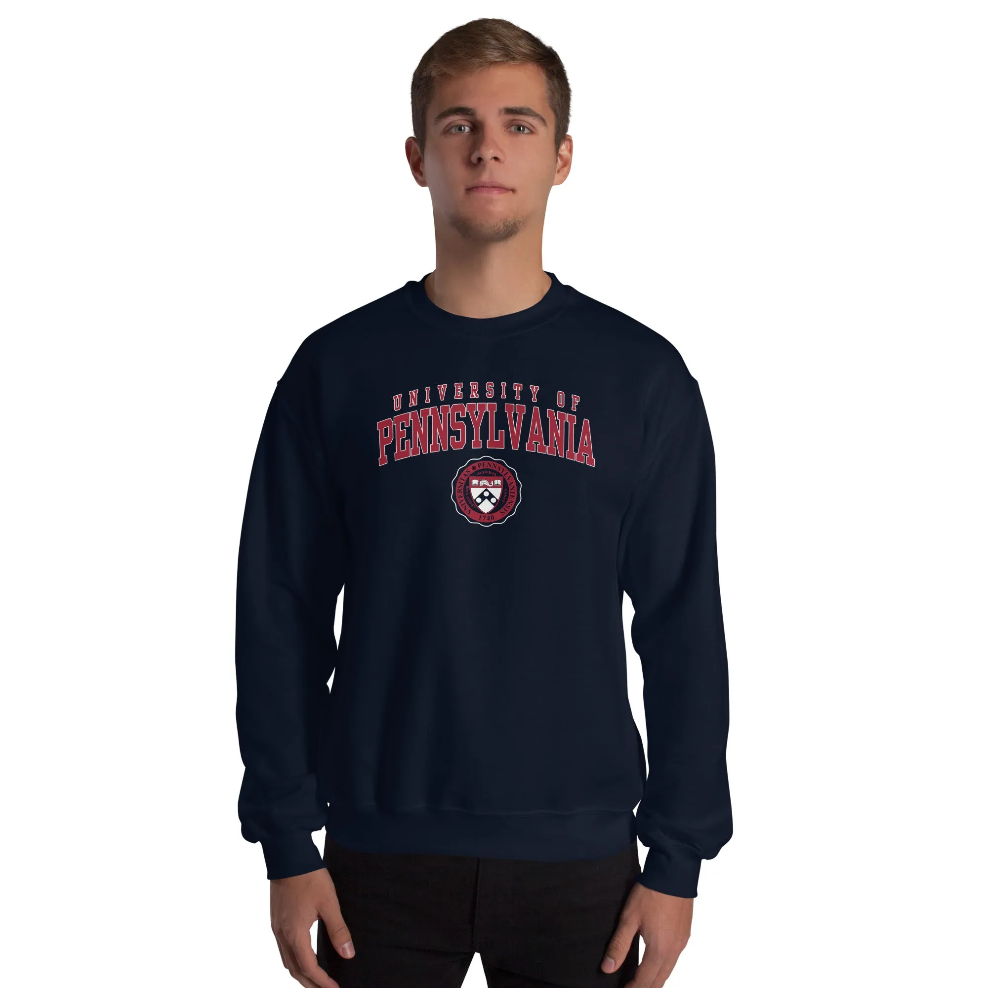 Penn Crest Sweatshirt (Navy) sold by Ivy Sport product image thumbnail 2
